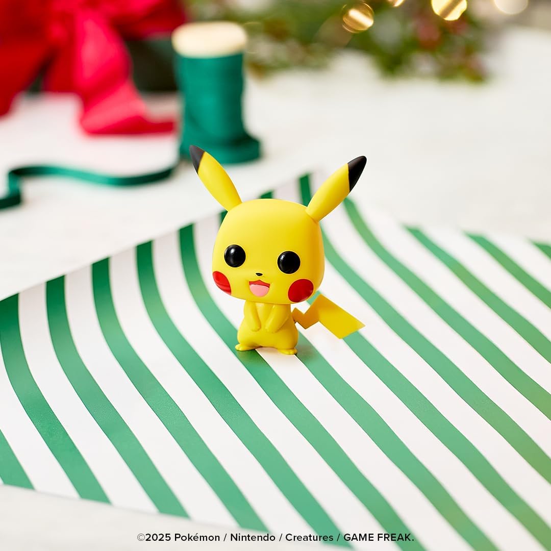 Funko Pop! Bitty: Pokemon - Pikachu, Vaporeon, Caterpie, and Cubone - 0.9 Inch (2.2 Cm) Collectable - Stackable Display Shelf Included - Gift Idea - Party Bags Stocking