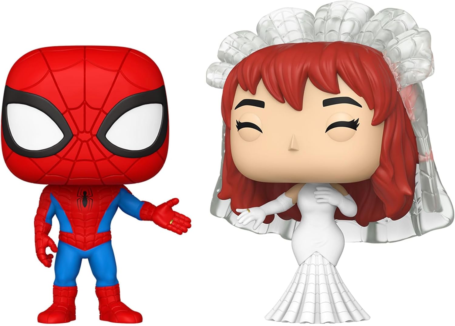 Funko Pop! Marvel: Superhero Couples - Spider Man and MJ - Collectable Vinyl Figure - Gift Idea - Official Merchandise - Toys for Kids & Adults - Marvel Fans