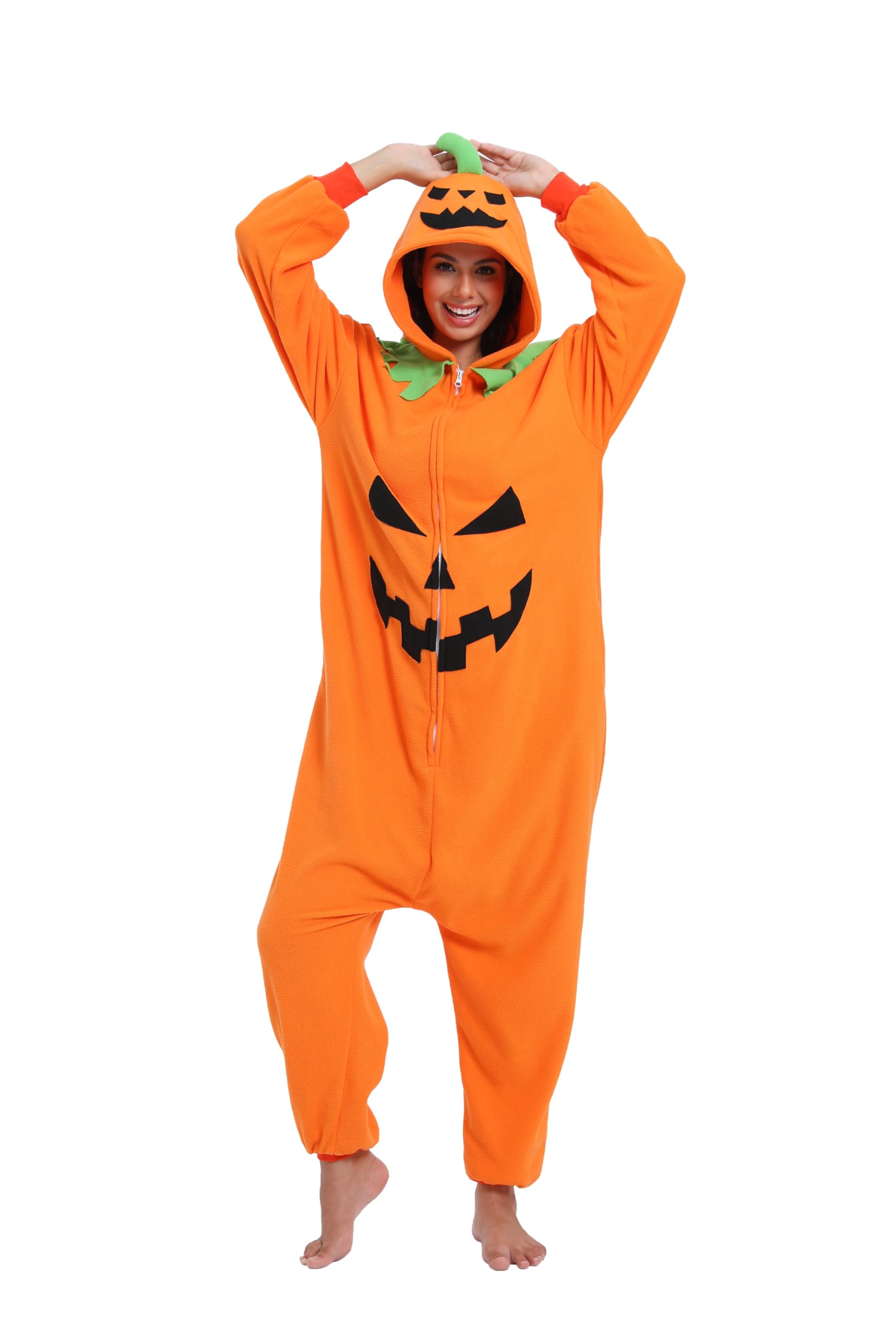 Halloween Animal Onesie Pajamas for Adults Costume Cosplay Homewear One Piece