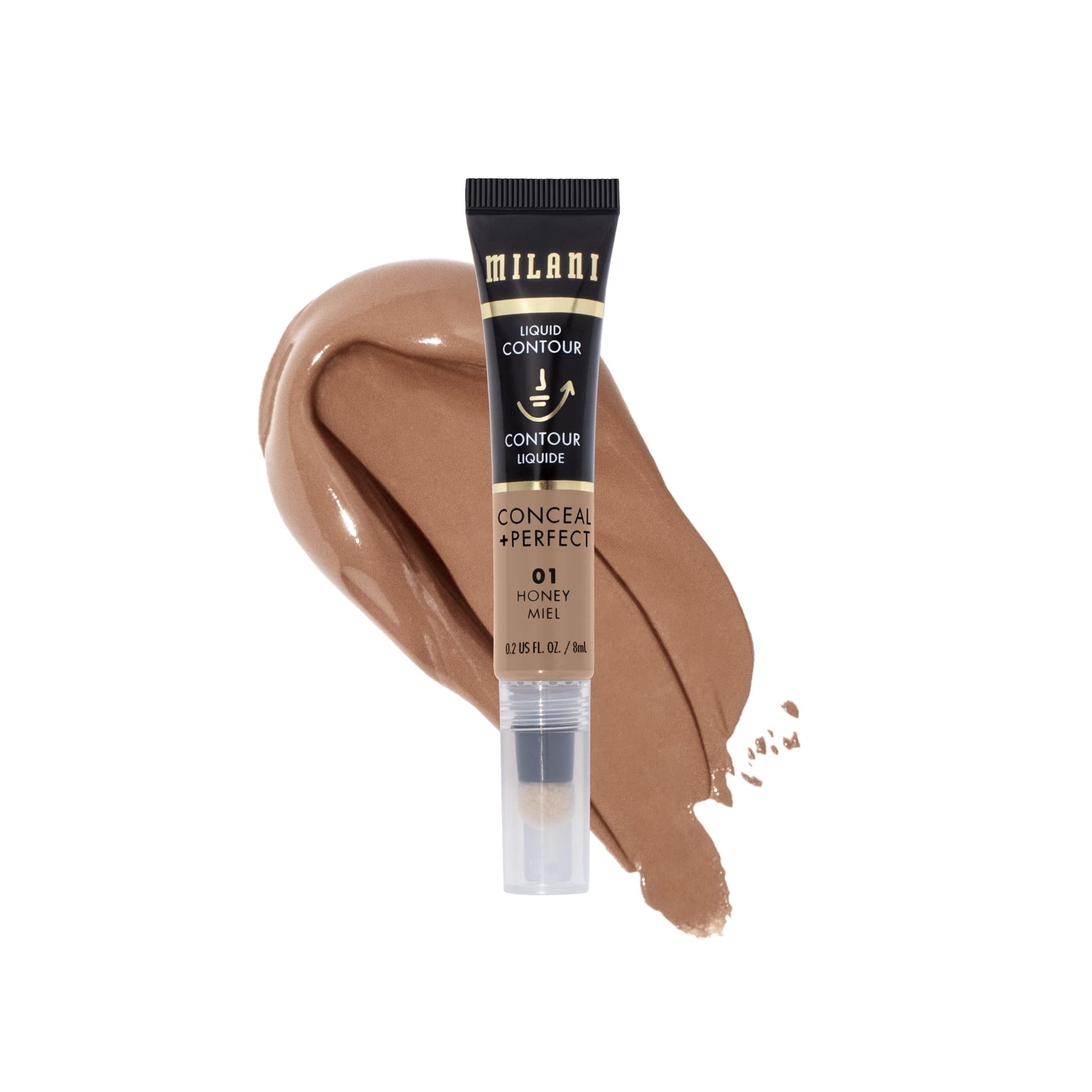 Milani Conceal + Perfect Liquid Highlighter for Added Glow, Face Lift Collection - Molten