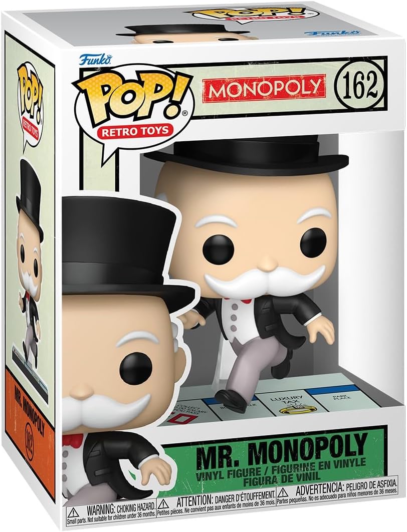 Funko Pop! Vinyl: Monopoly - Mr. Monopoly - Pass Go - Hasbro, Inc - Collectable Vinyl Figure - Gift Idea - Official Merchandise - Toys for Kids & Adults - Ad Icons Fans