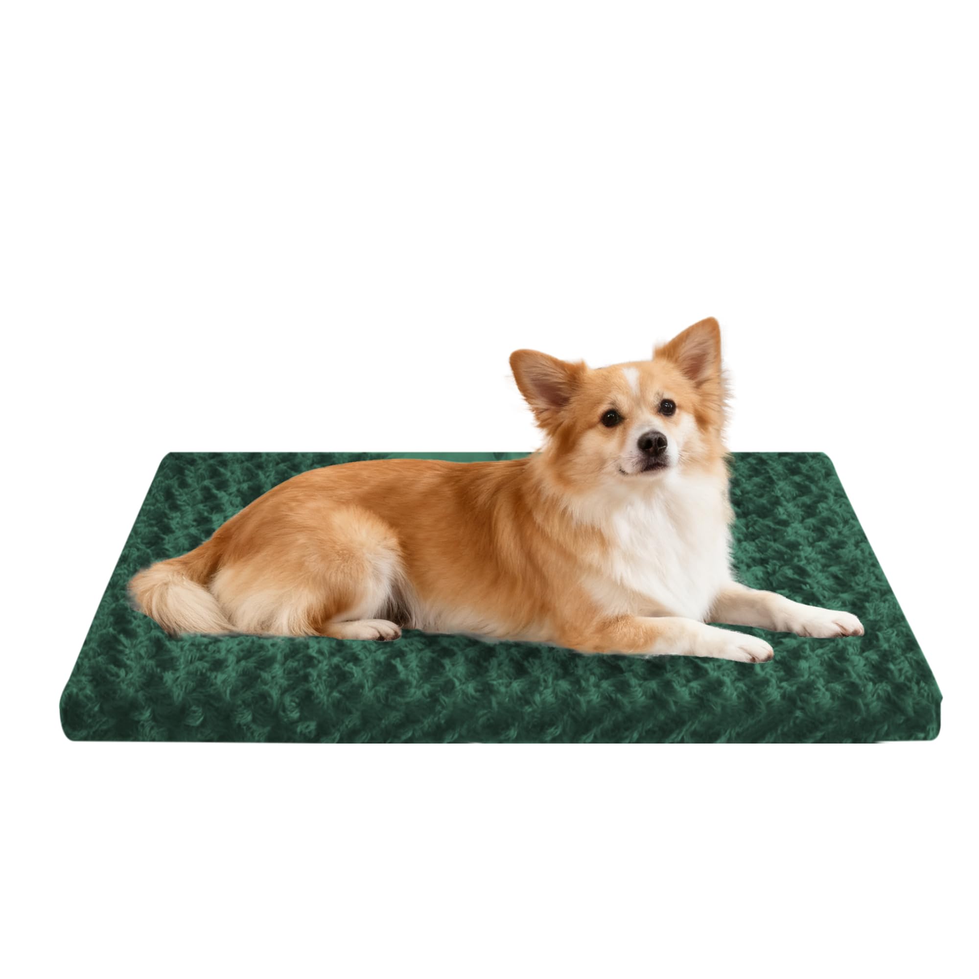 Dog Bed Mat for Crate, Soft Kennel Pad, Durable Comfort Mat for Dogs and Cats, Home and Crate Use (Gray, 18"*14"*1.5")