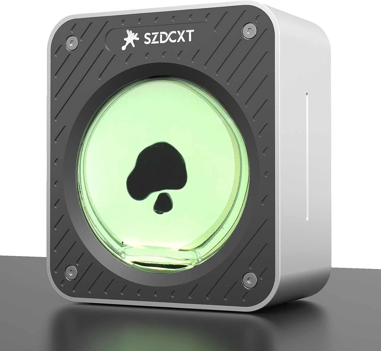 Ferrofluid Sound Dancing,Ferrofluid in RGB Light,Ferrofluid Display for Desktop Decor,Sci-Fi Gifts(No Speaker/Sound Pickup Display)