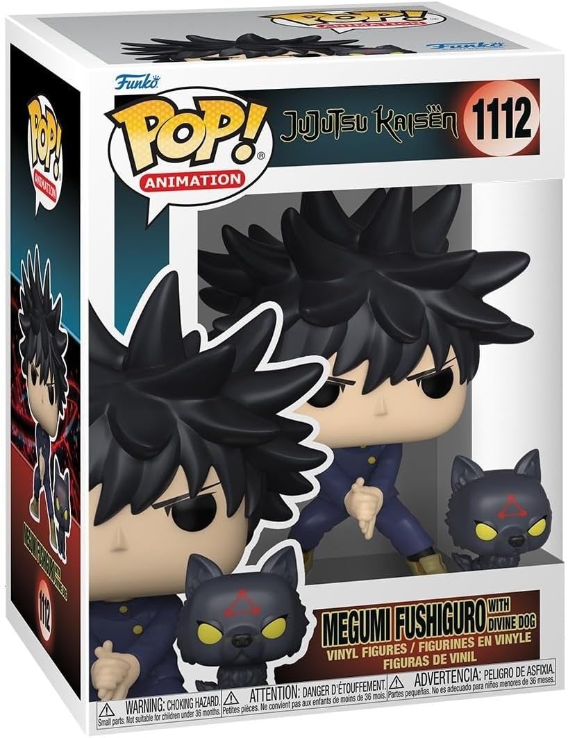 Funko Pop & Buddy: Jujutsu Kaisen - Megumi Fushiguro with Dogs - Collectable Vinyl Figure - Gift Idea - Official Merchandise - Toys for Kids & Adults - Anime Fans - Model Figure for Collectors
