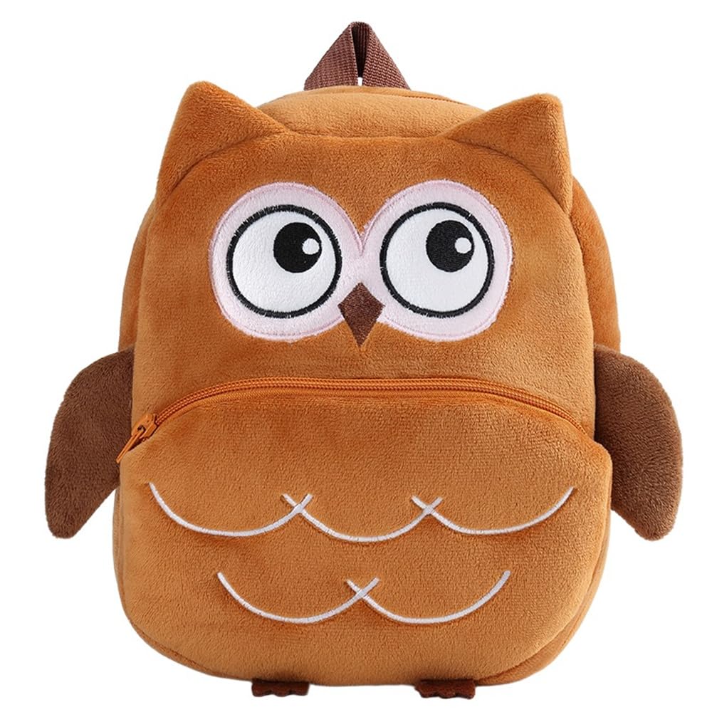 Cute Toddler Backpack,Kids Mini Travel Bag Plush Animal Cartoon Toddler Bag Daypack Backpack for Boys Girls 2-4 Years