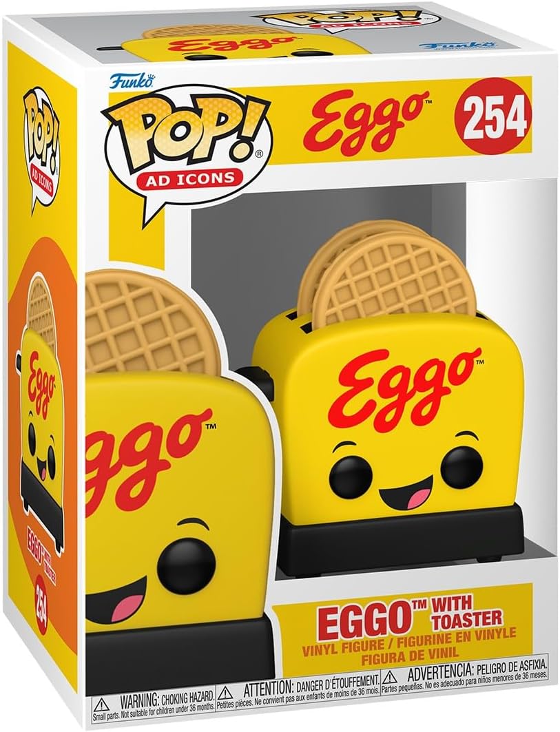 Funko Pop! AD Icon: Kellogg's - Eggo with Toaster - Collectable Vinyl Figure - Gift Idea - Official Merchandise - Toys for Kids & Adults - Ad Icons Fans