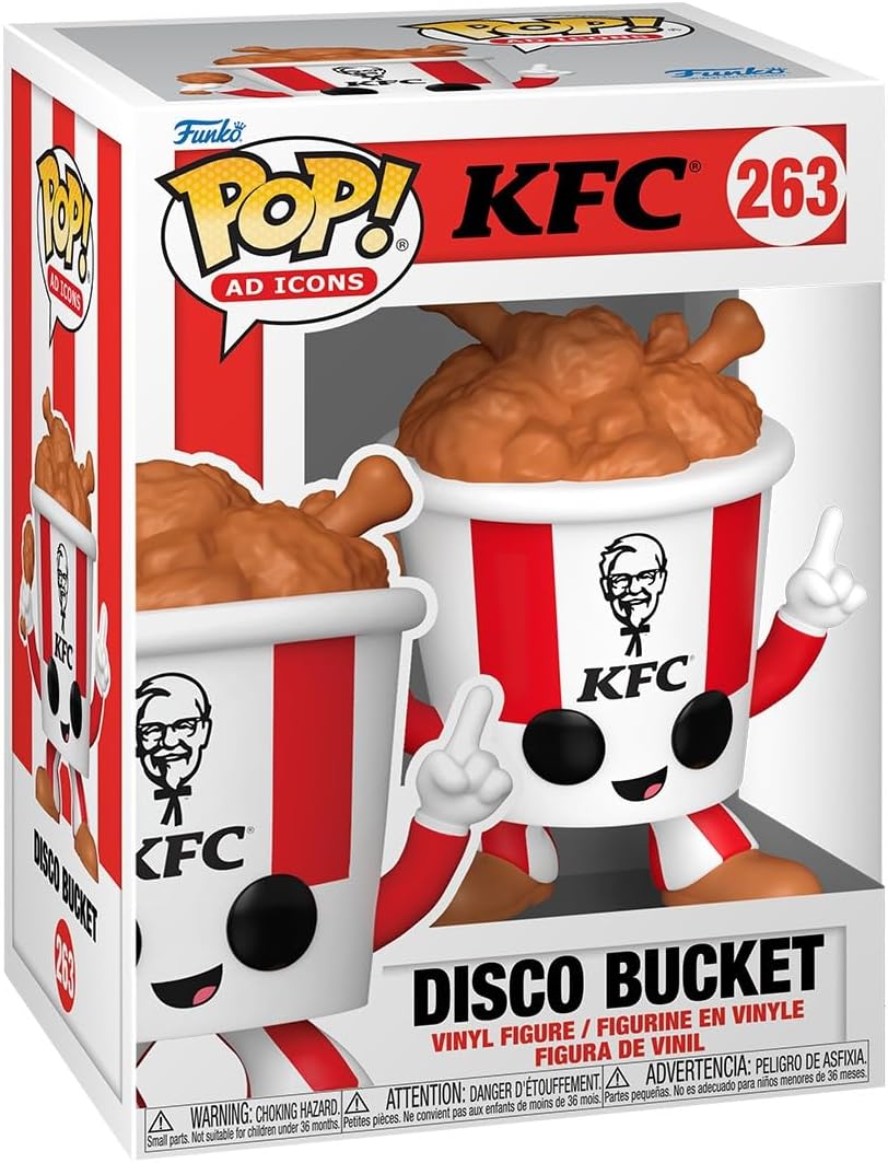 Funko Pop! Ad Icons: KFC - Disco Bucket - Collectable Vinyl Figure - Gift Idea - Official Merchandise - Toys for Kids & Adults - Ad Icons Fans - Model Figure for Collectors and Display