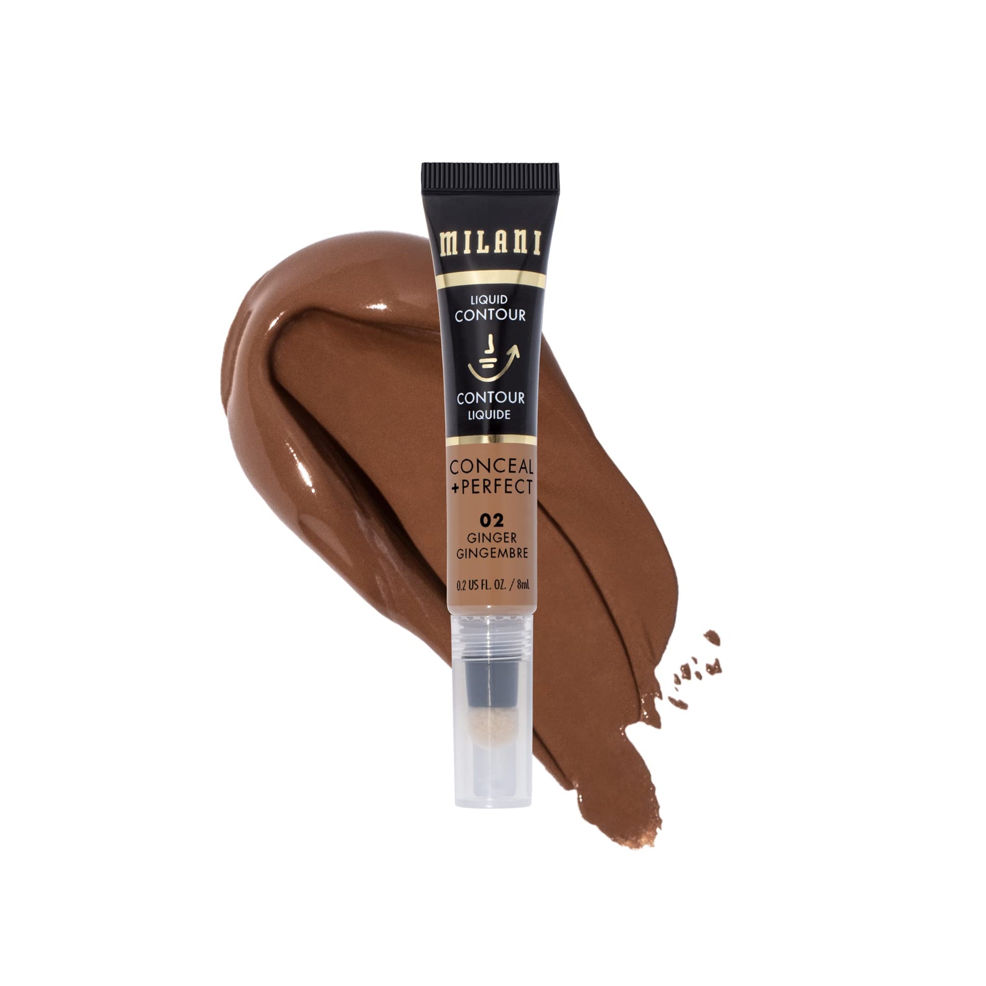 Milani Conceal + Perfect Liquid Highlighter for Added Glow, Face Lift Collection - Molten