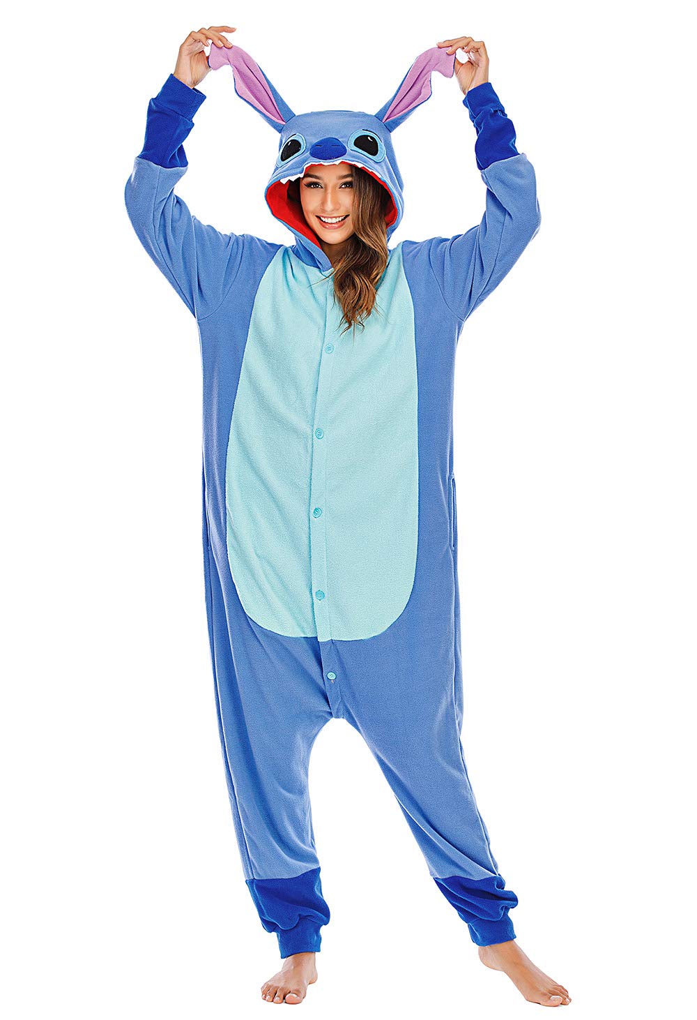 Halloween Animal Onesie Pajamas for Adults Costume Cosplay Homewear One Piece