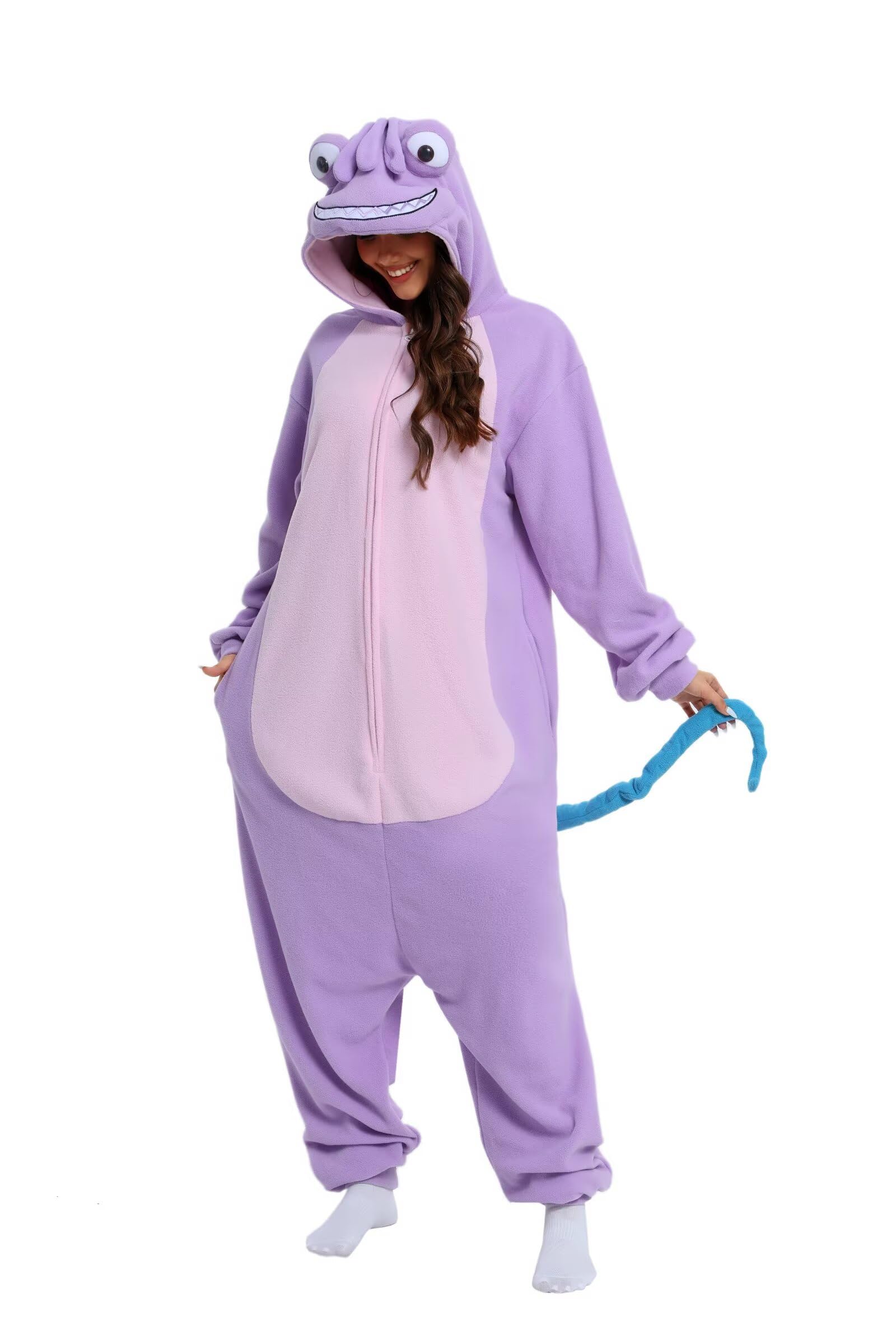Halloween Animal Onesie Pajamas for Adults Costume Cosplay Homewear One Piece