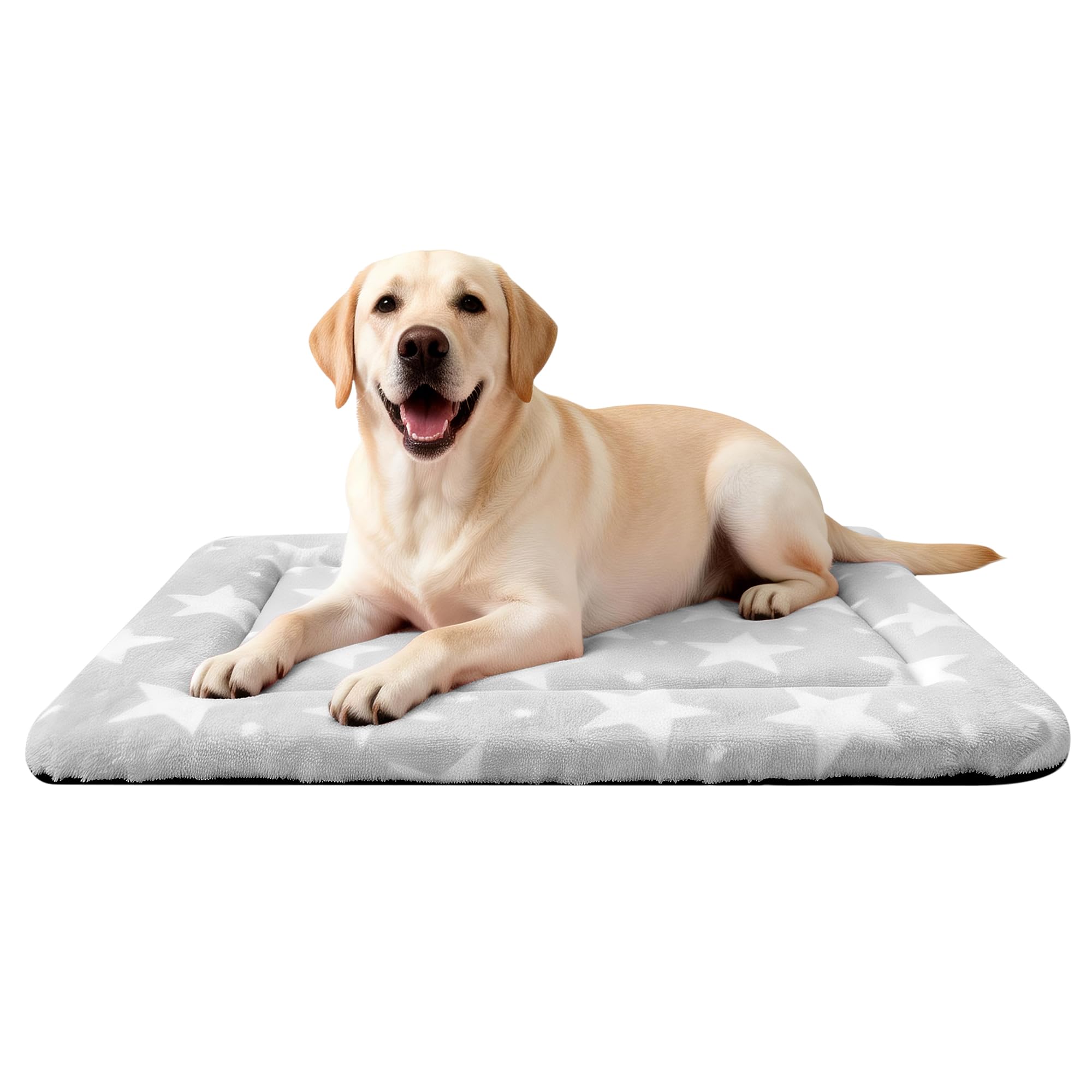 Dog Bed Mat for Crate, Soft Kennel Pad, Durable Comfort Mat for Dogs and Cats, Home and Crate Use (Gray, 18"*14"*1.5")