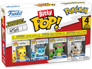 Funko Pop! Bitty: Pokemon - Pikachu, Vaporeon, Caterpie, and Cubone - 0.9 Inch (2.2 Cm) Collectable - Stackable Display Shelf Included - Gift Idea - Party Bags Stocking