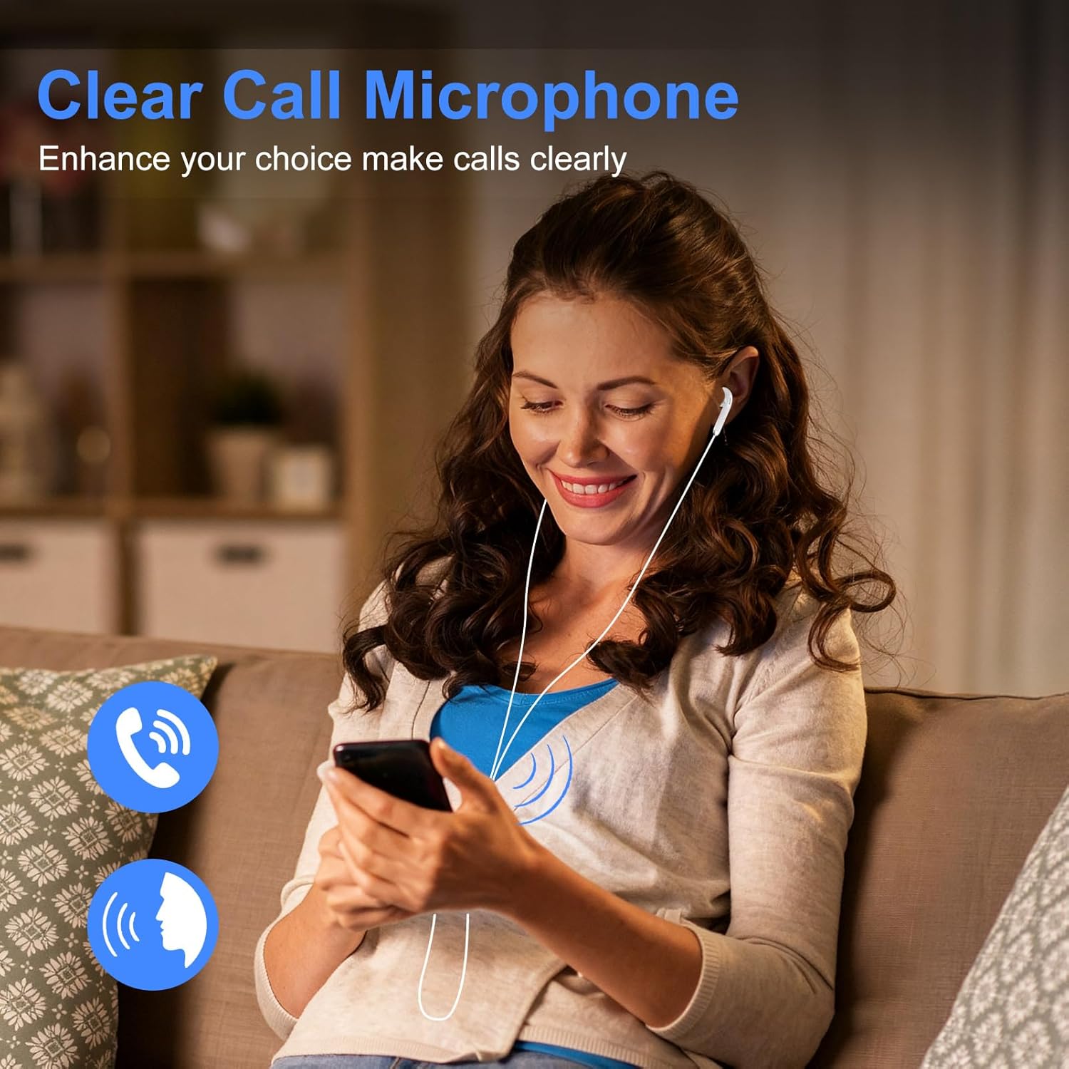 USB C Headphones Wired for iPhone 17 Air 17 Pro Max 16e 16 Pro Max 16 Plus 15,Type C Earphones with Mic & Remote Noise Canceling Earbuds for Samsung Galaxy S25 Ultra S24 S23 S22 A17 A16 A36,Pixel 10 9