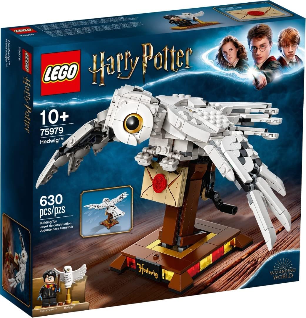 LEGO 75979 Harry Potter Hedwig Moving Wings Owl Building Toy Collectible Display Model