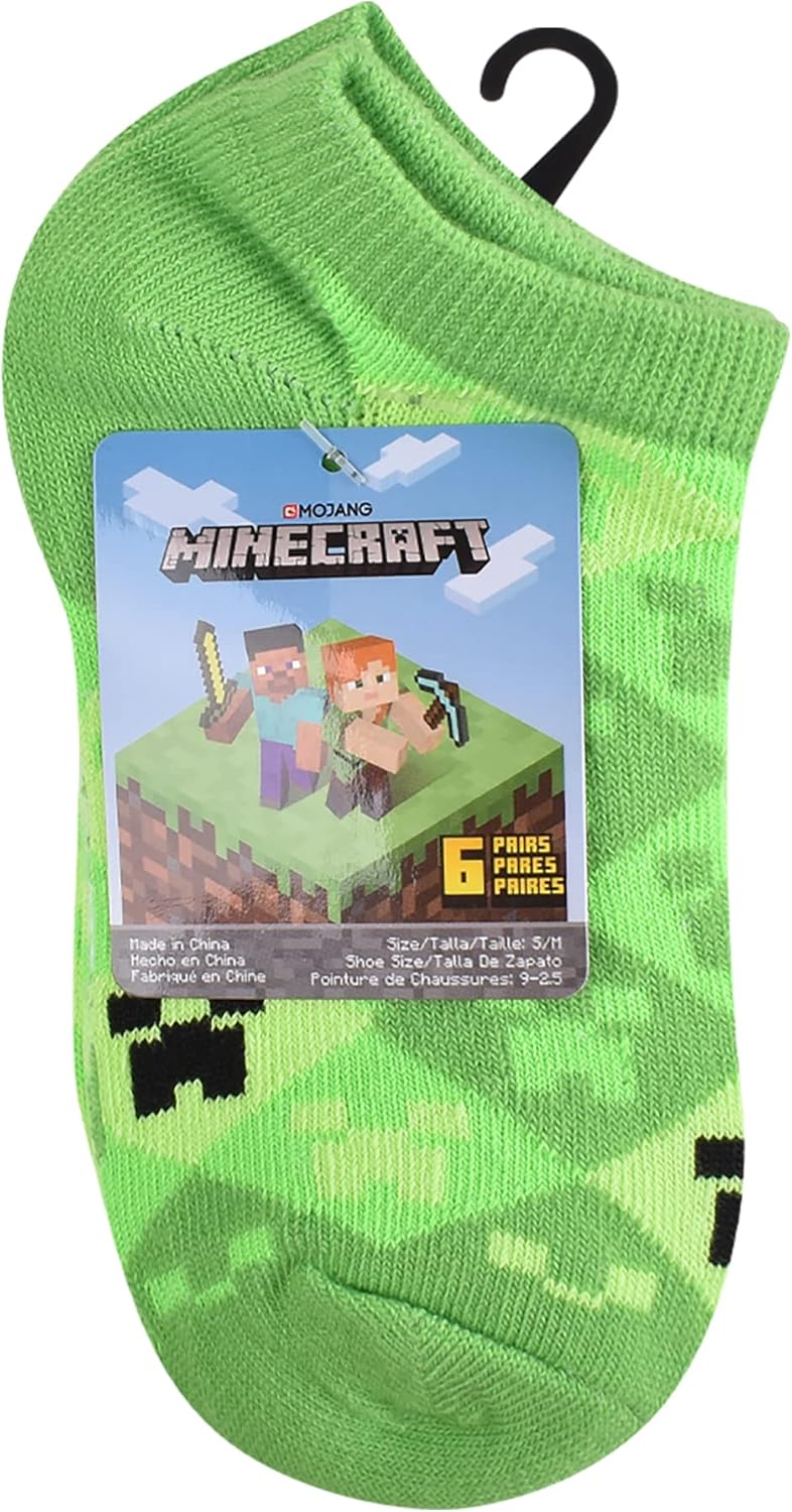 Minecraft Mens Multi-pack Socks