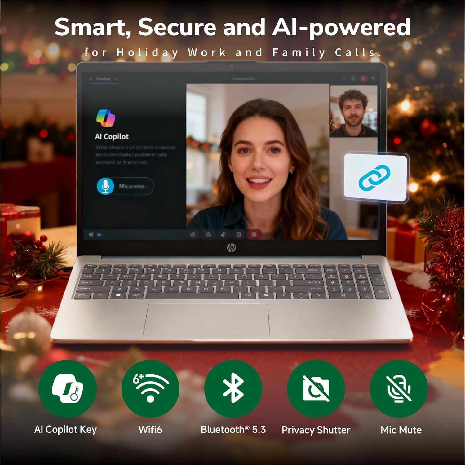 HP 15.6 Touchscreen Laptop Computer - Windows 11Pro, AI Copilot, 16GB RAM + 1TB SSD, 15.6'' FHD Anti-Glare Touchscreen (1920 x 1080), Intel 8 Core i3-N305, Intel UHD Graphics, WiFi-6, Moonlight Blue