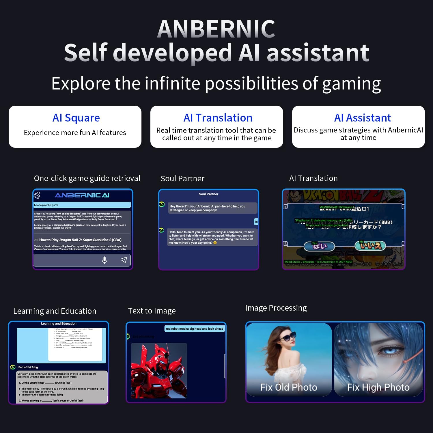 RG477M Retro Handheld Game Console , Aluminum Alloy CNC Dimensity 8300 Android14 System 4.7-inch Touch Handheld Game Console WiFi/Bluetooth Hall Joystick RGB Light 5300mah 12+ 256gb