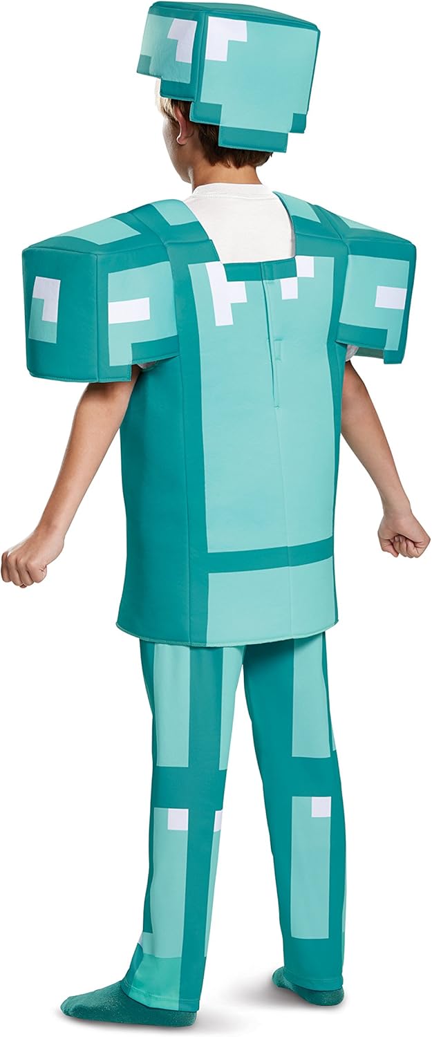 Kids Minecraft Armor Deluxe Halloween Costume