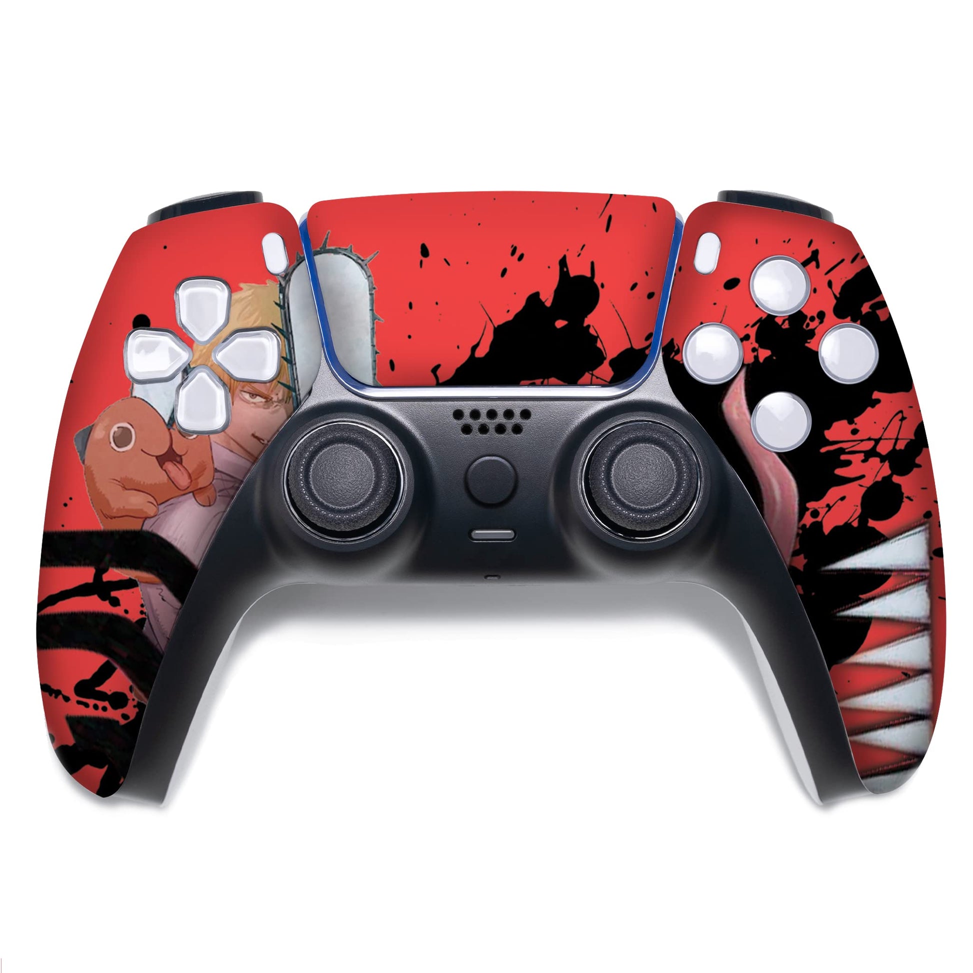 Marrvel Custom PS-5 Controller Wireless compatible with Play-Station 5 Console by BCB Controllers | Proudly Customized in USA with Permanent HYDRODIP Printing(NOT JUST A SKIN)(MODDED)