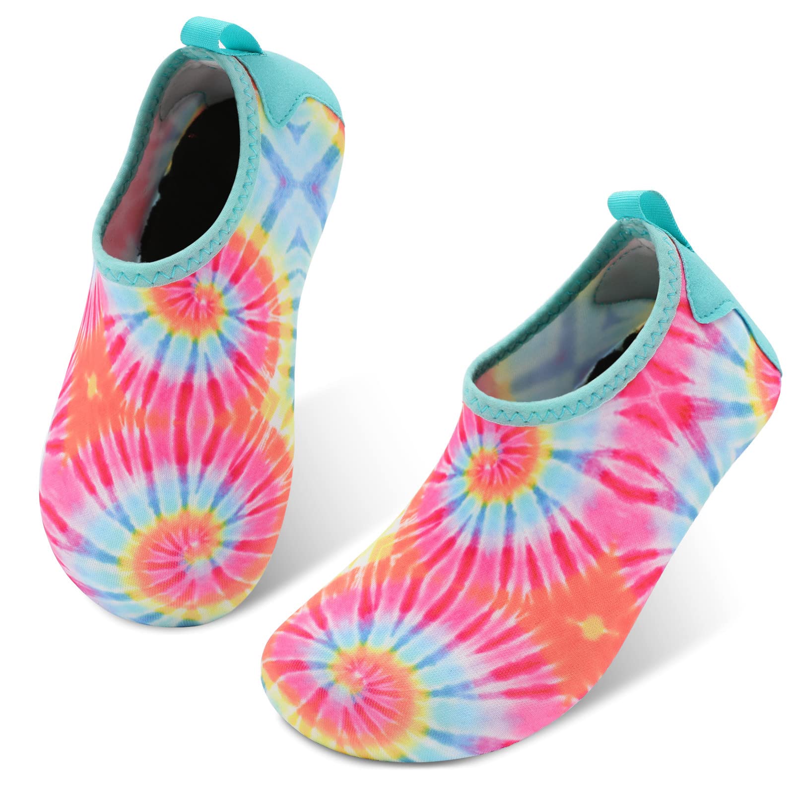 JIASUQI Kids Boys and Girls Summer Athletic Water Shoes Aqua Socks for Beach Swimming Pool