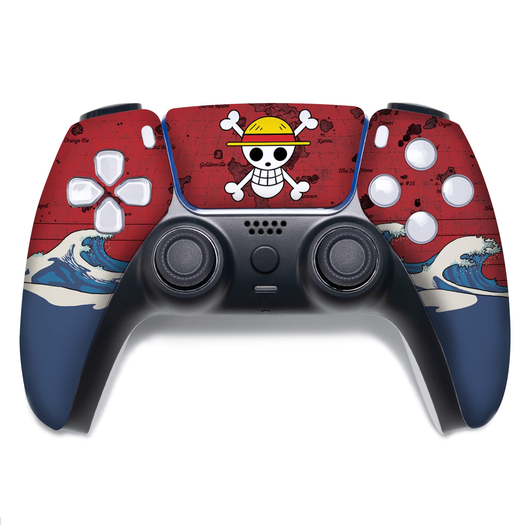 Marrvel Custom PS-5 Controller Wireless compatible with Play-Station 5 Console by BCB Controllers | Proudly Customized in USA with Permanent HYDRODIP Printing(NOT JUST A SKIN)(MODDED)
