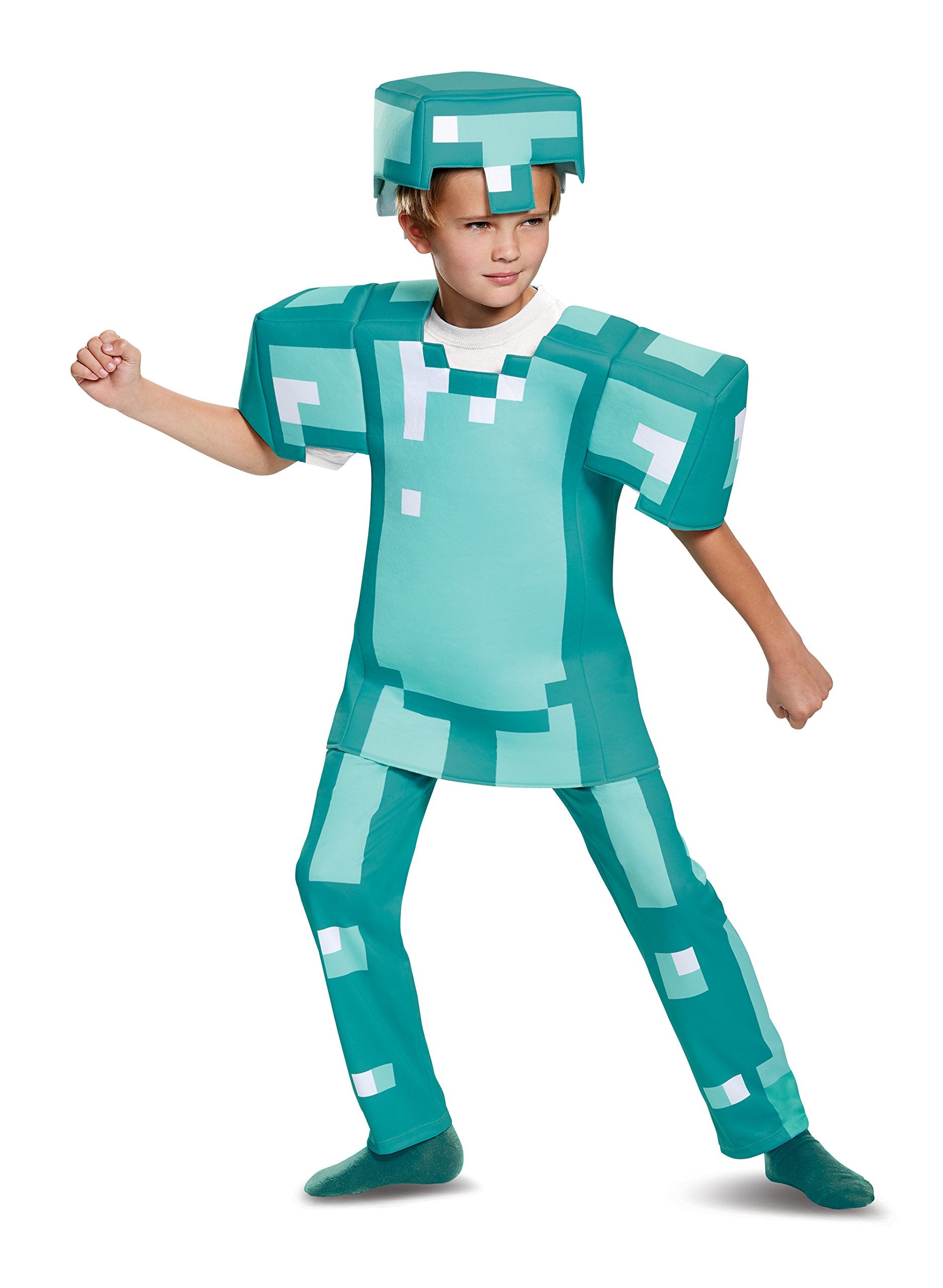 Kids Minecraft Armor Deluxe Halloween Costume