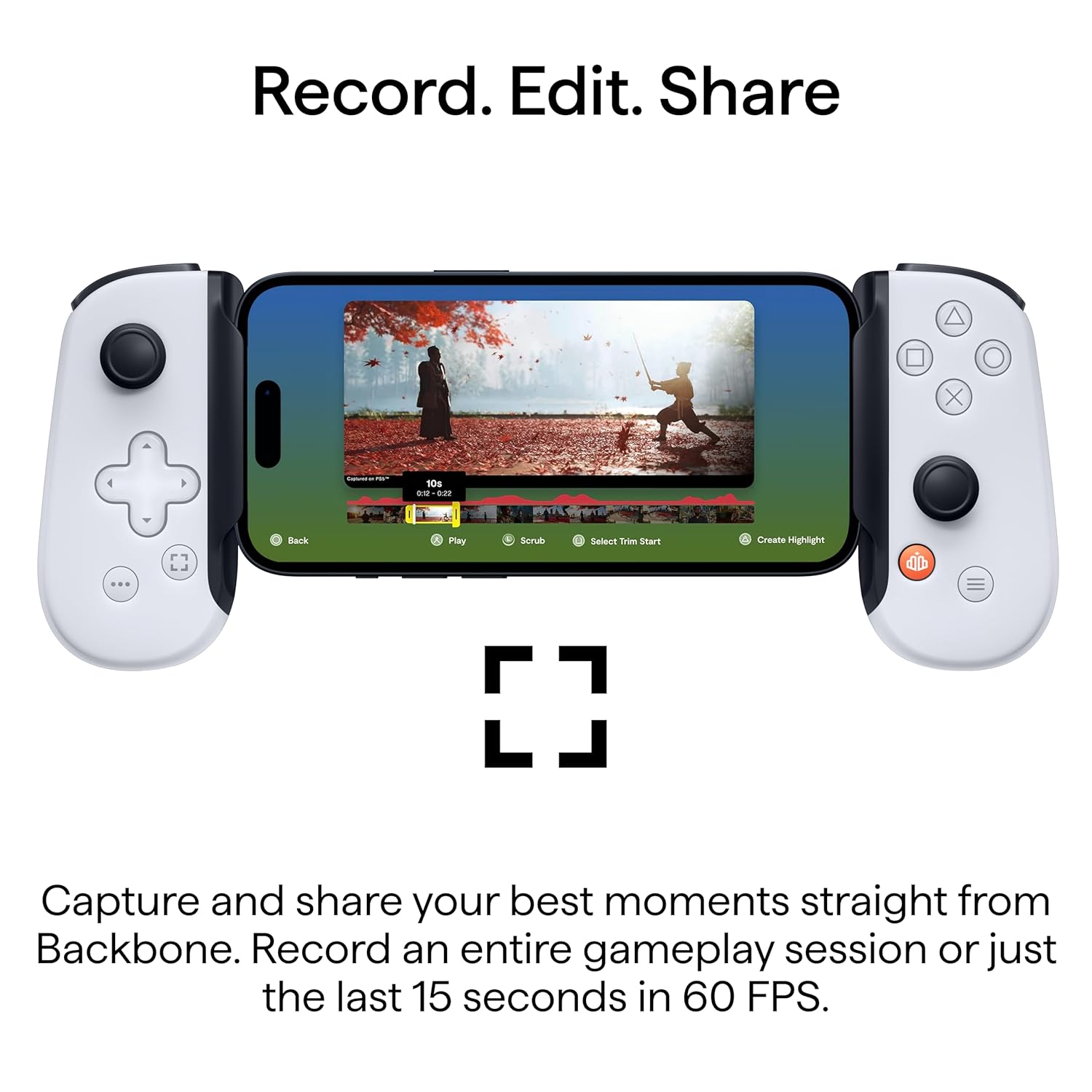 BACKBONE One Mobile Gaming Controller (PlayStation Edition), USB-C Phone Controller for Android & iPhone 15/16/17 Series, 2nd Gen, Play Xbox, Fortnite, Call of Duty, With 3-Months Apple Arcade Access