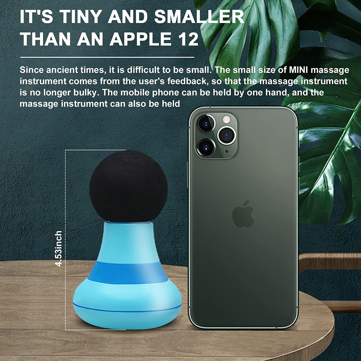 Mini Massage Gun, Portable Mini Massager USB Charging Electric Handheld Personal Massager with 6 Speed Vibration, Deep Tissue Muscle Massager Fascia Gun for Relaxation Muscles Relief Pain (Yellow)