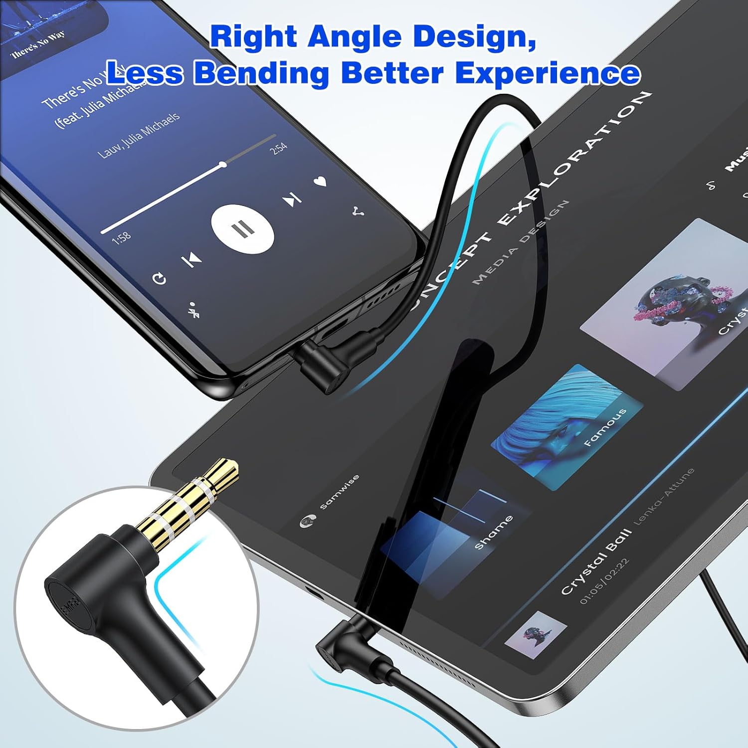 TOPAUX 3.5mm Wired Earbud in-Ear Headphone with Mic School Chromebook Computer PC Noise Canceling Jack Earphone Right Angle Gaming Headset for Moto G 5G Stylus Play Power Edge Galaxy A15 A14 Airplane