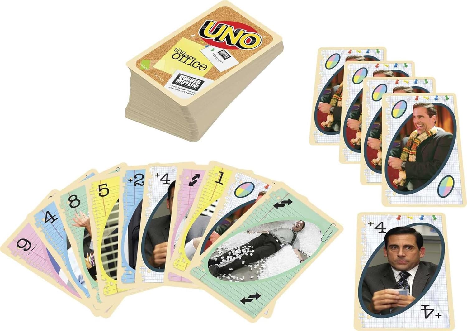 Mattel Games UNO The Office Card Game for Teens, Adults, Families & Parties with Special Rule for 2 to 10 Players