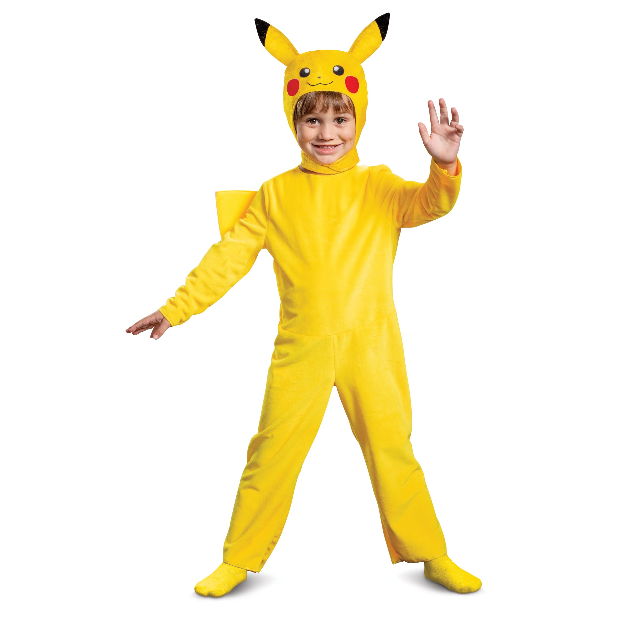 Disguise Pokemon Pikachu Costume Child Pikachu Cosplay Outfit & Headpiece Kids Pokemon Cosplay