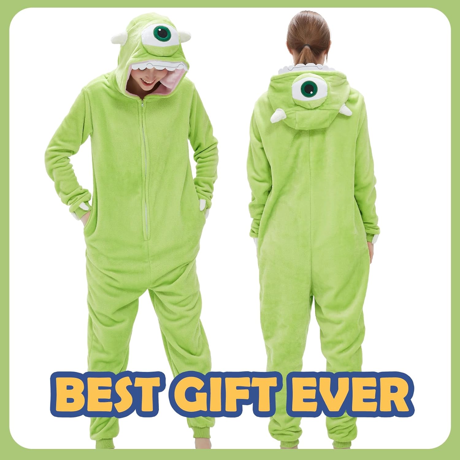 SWEETXIN Adult Unisex Onesie Pajamas Halloween Christmas Cosplay Costume Suit for Women and Men