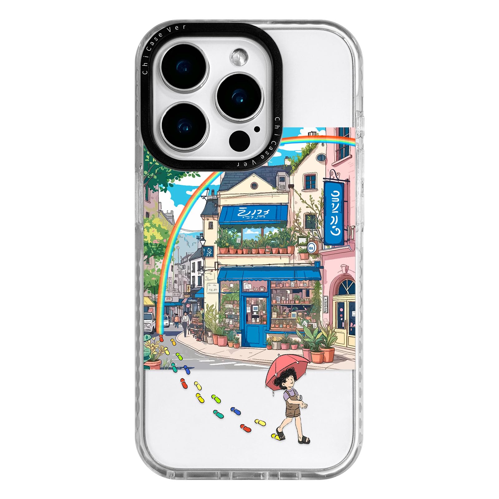for iPhone 12 Case, Cartoon Pattern with Little Prince-Like, Military-Grade Drop Protection, Cute Soft Slim TPU Protective Cover with Camera Lens Protection for Women & Girls