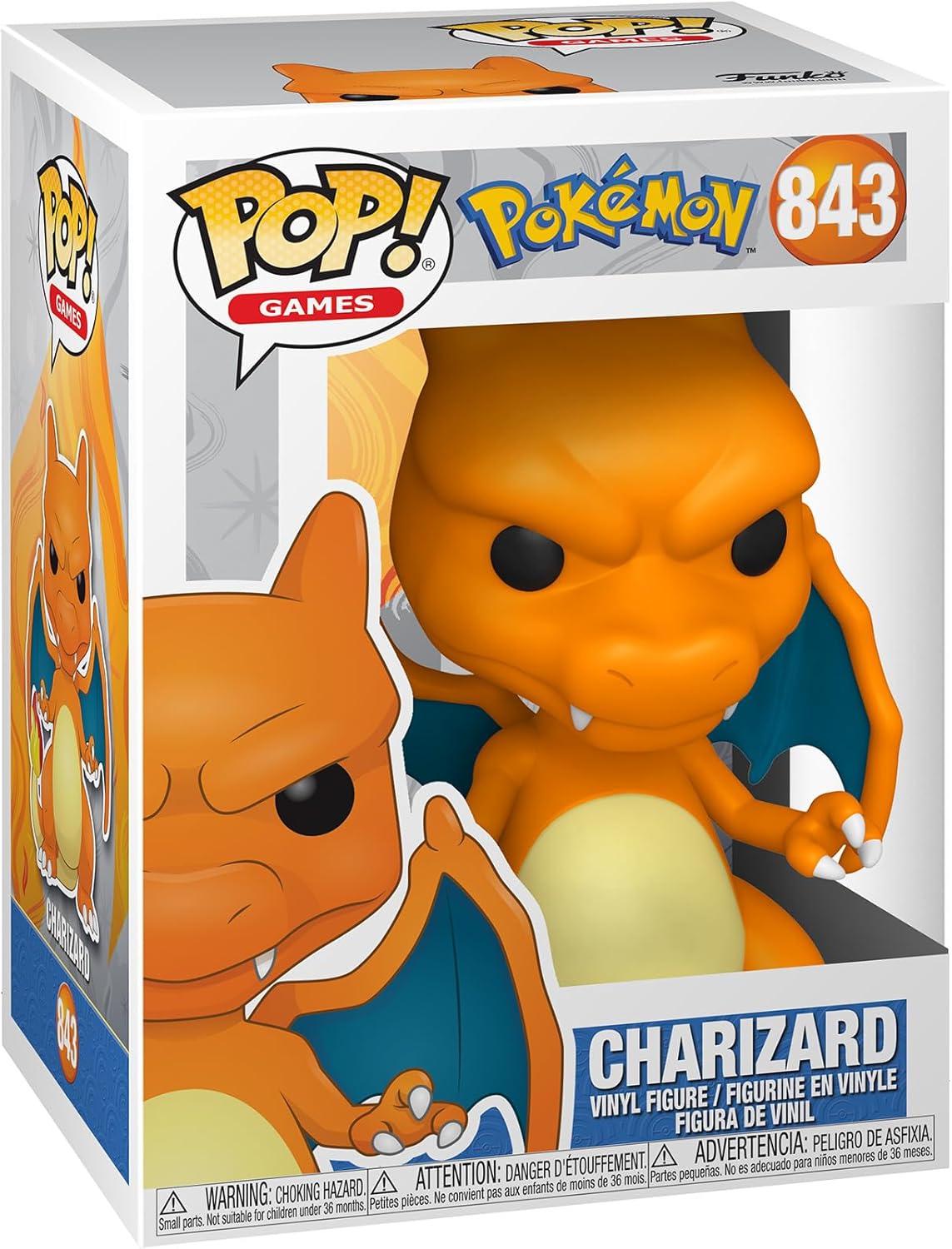 Funko Pop Games: Pokemon - Charizard 3.75 Inches - Collectable Vinyl Figure - Gift Idea - Official Merchandise - Toys for Kids & Adults - Video Games Fans - Model Figure for Collectors and Display