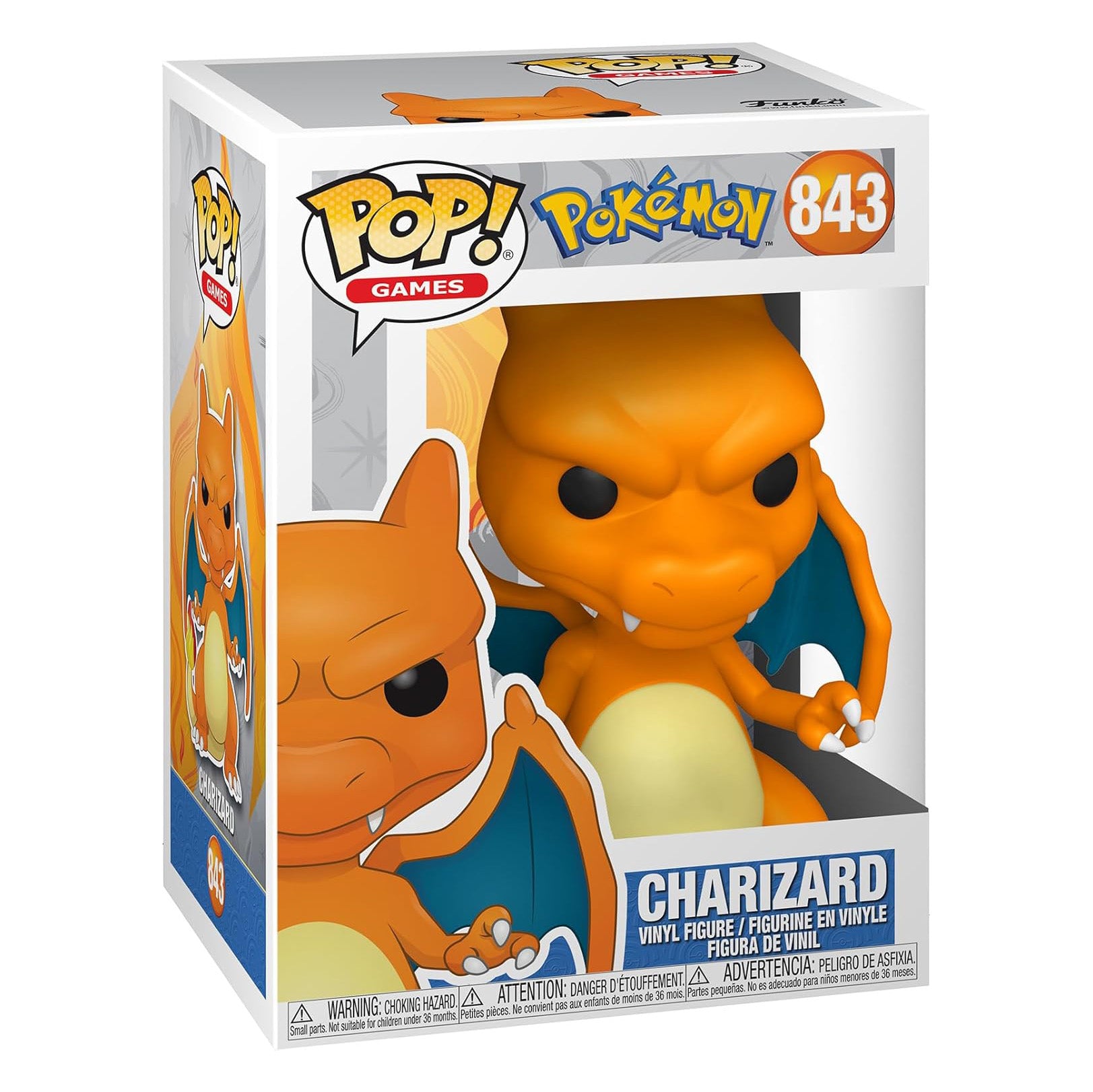 Funko Pop Games: Pokemon - Pikachu - Charizard - Charmander - Squirtle