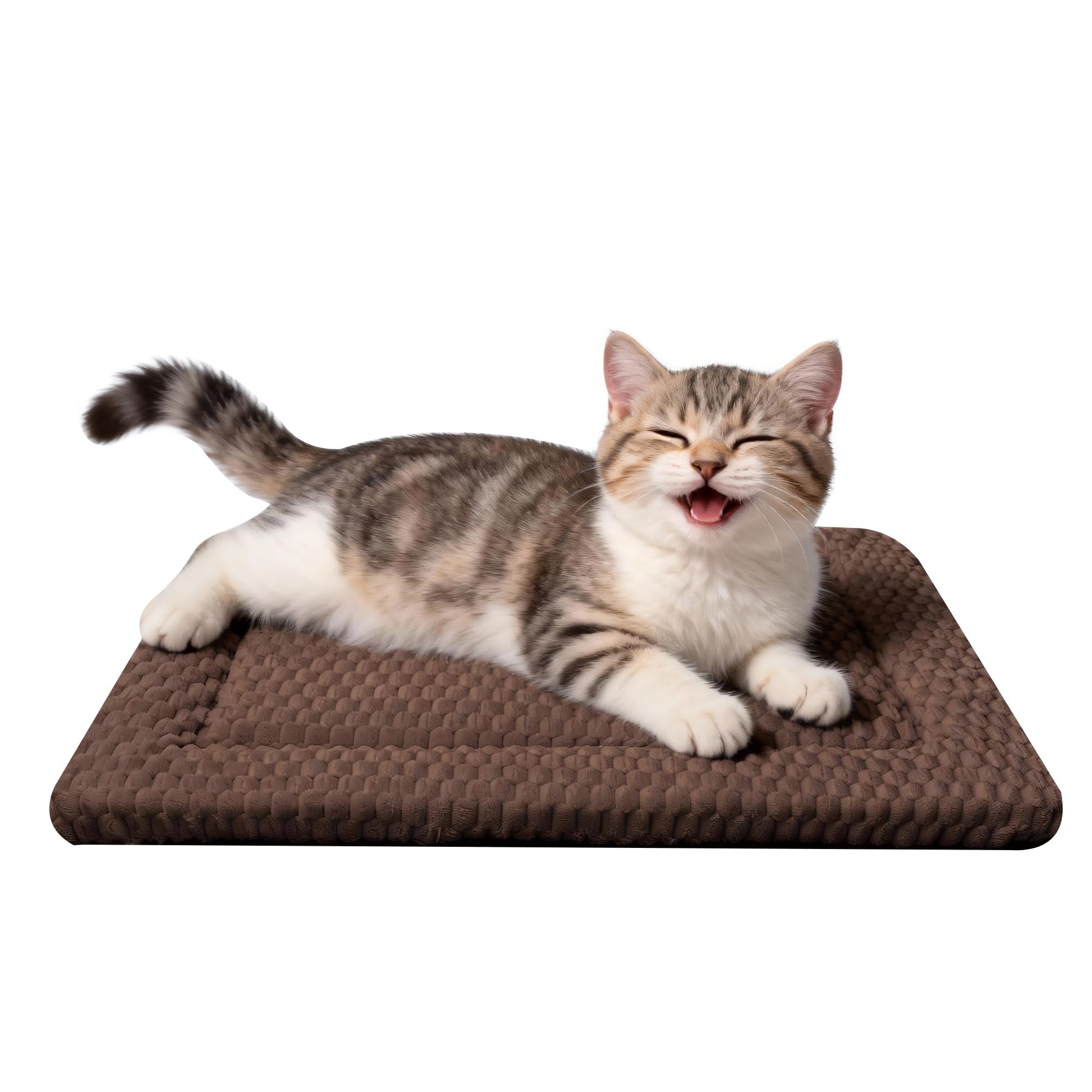 Dog Bed Mat for Crate, Soft Kennel Pad, Durable Comfort Mat for Dogs and Cats, Home and Crate Use (Gray, 18"*14"*1.5")