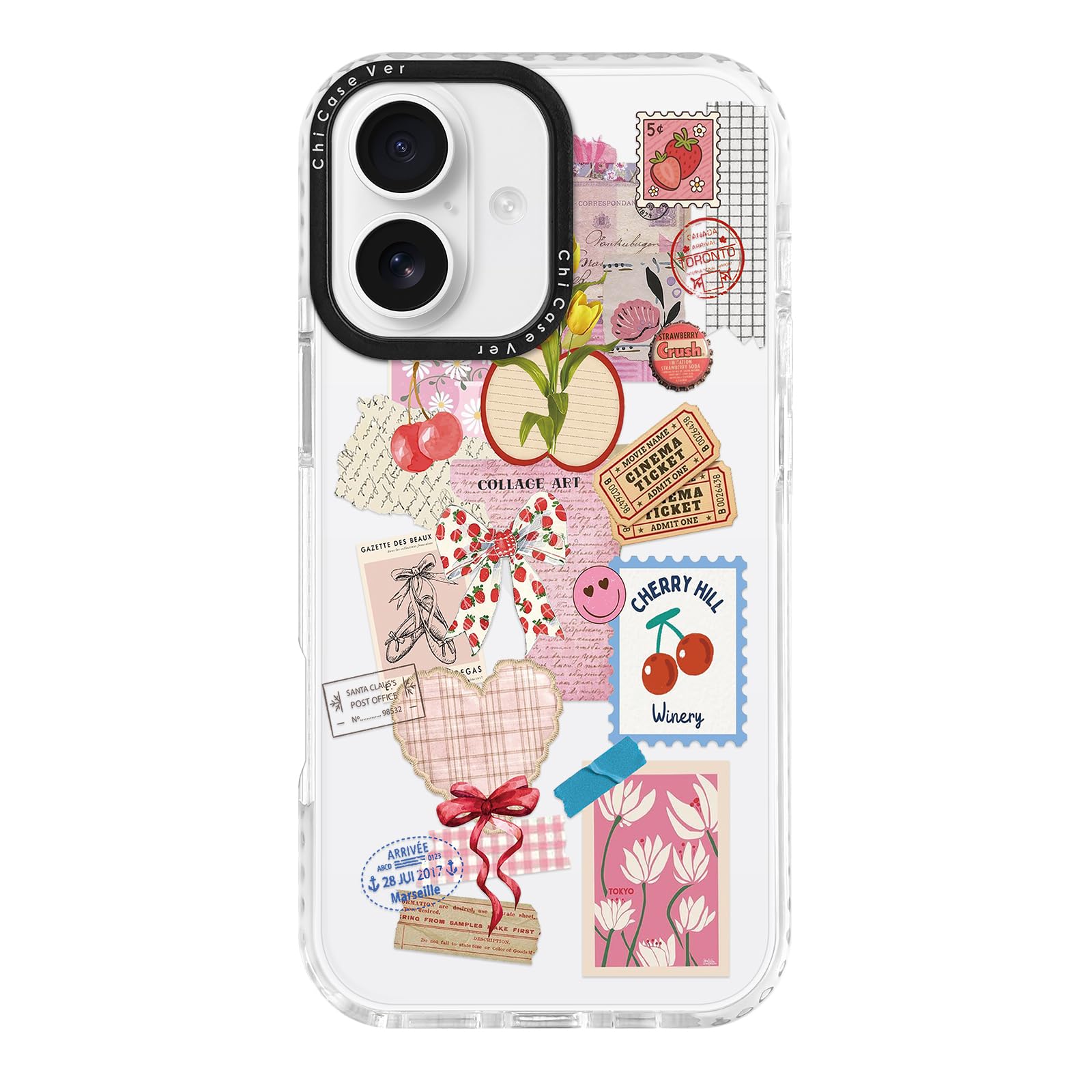 for iPhone 12 Case, Cartoon Pattern with Little Prince-Like, Military-Grade Drop Protection, Cute Soft Slim TPU Protective Cover with Camera Lens Protection for Women & Girls