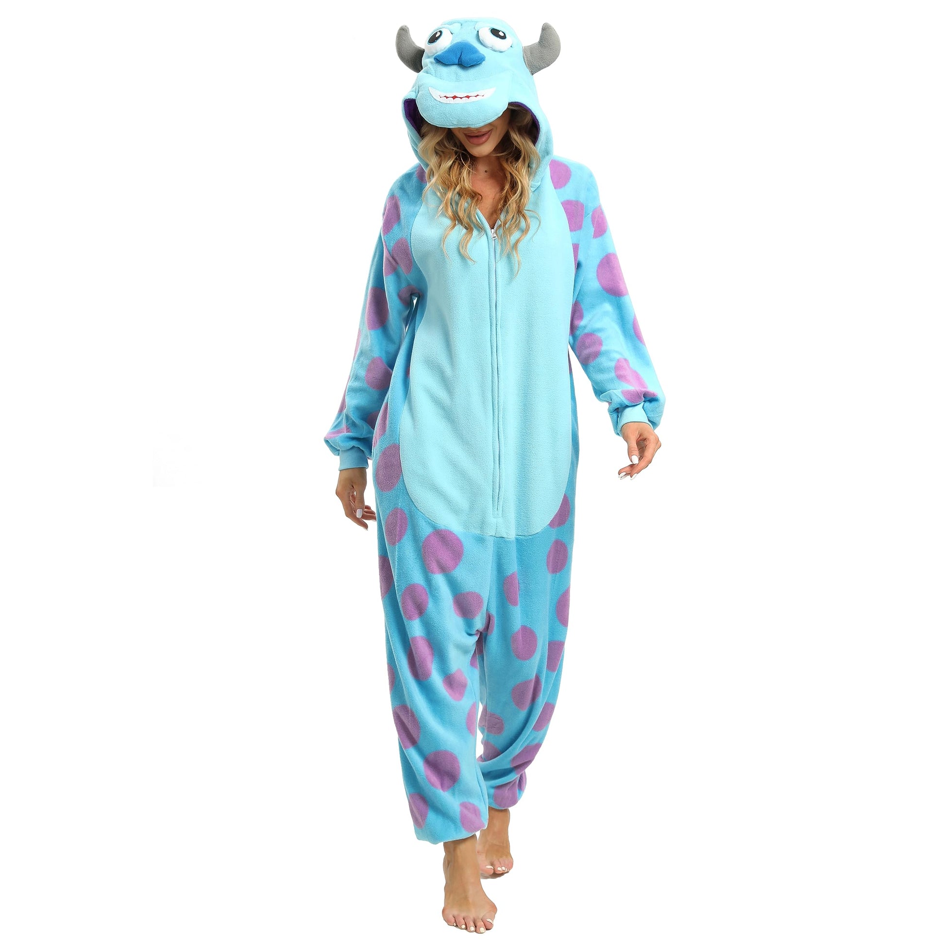 Halloween Animal Onesie Pajamas for Adults Costume Cosplay Homewear One Piece
