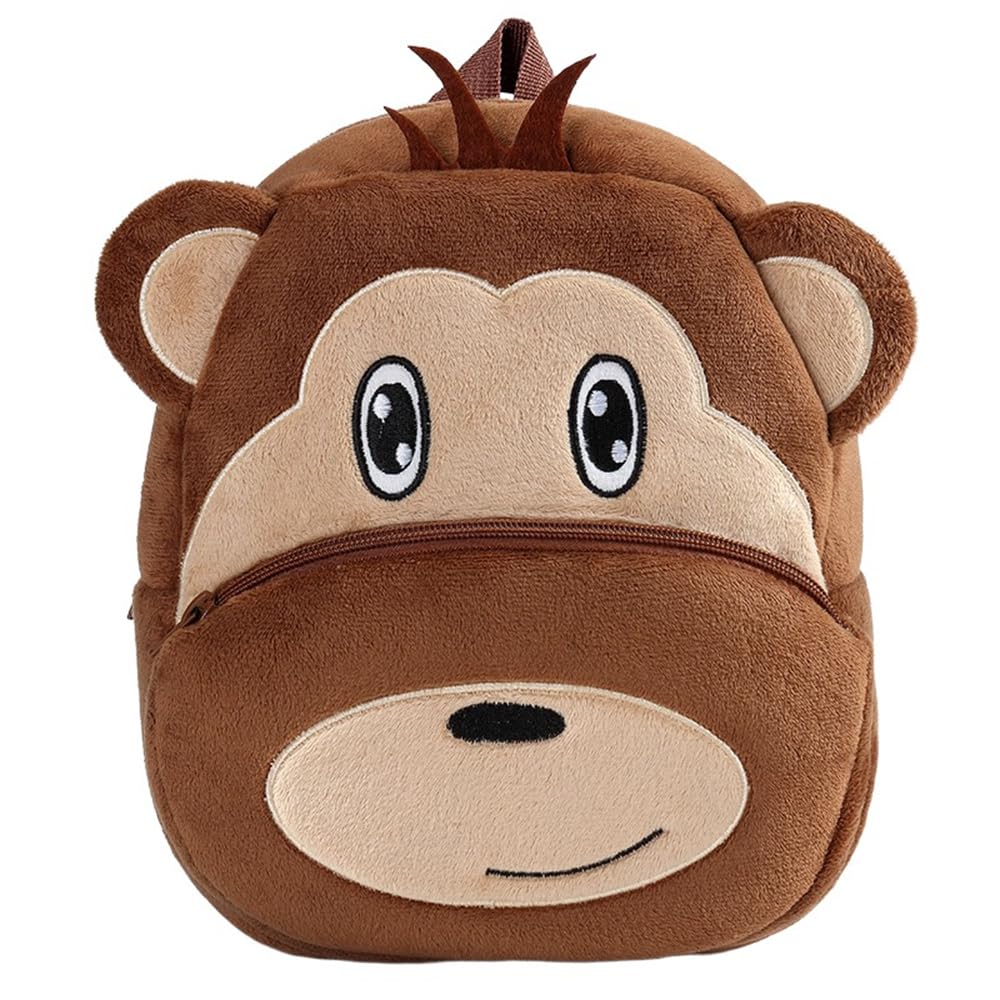 Cute Toddler Backpack,Kids Mini Travel Bag Plush Animal Cartoon Toddler Bag Daypack Backpack for Boys Girls 2-4 Years