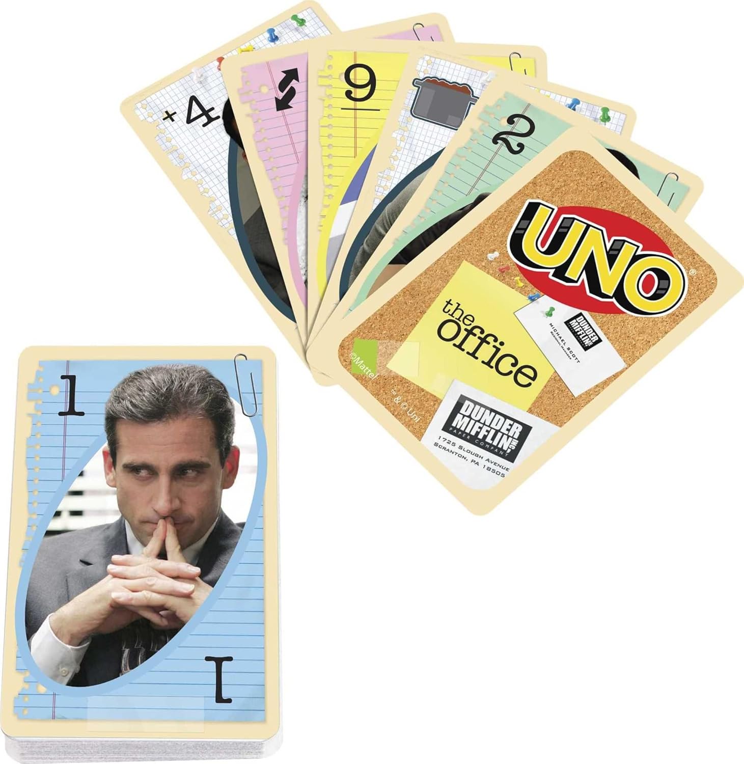 Mattel Games UNO The Office Card Game for Teens, Adults, Families & Parties with Special Rule for 2 to 10 Players