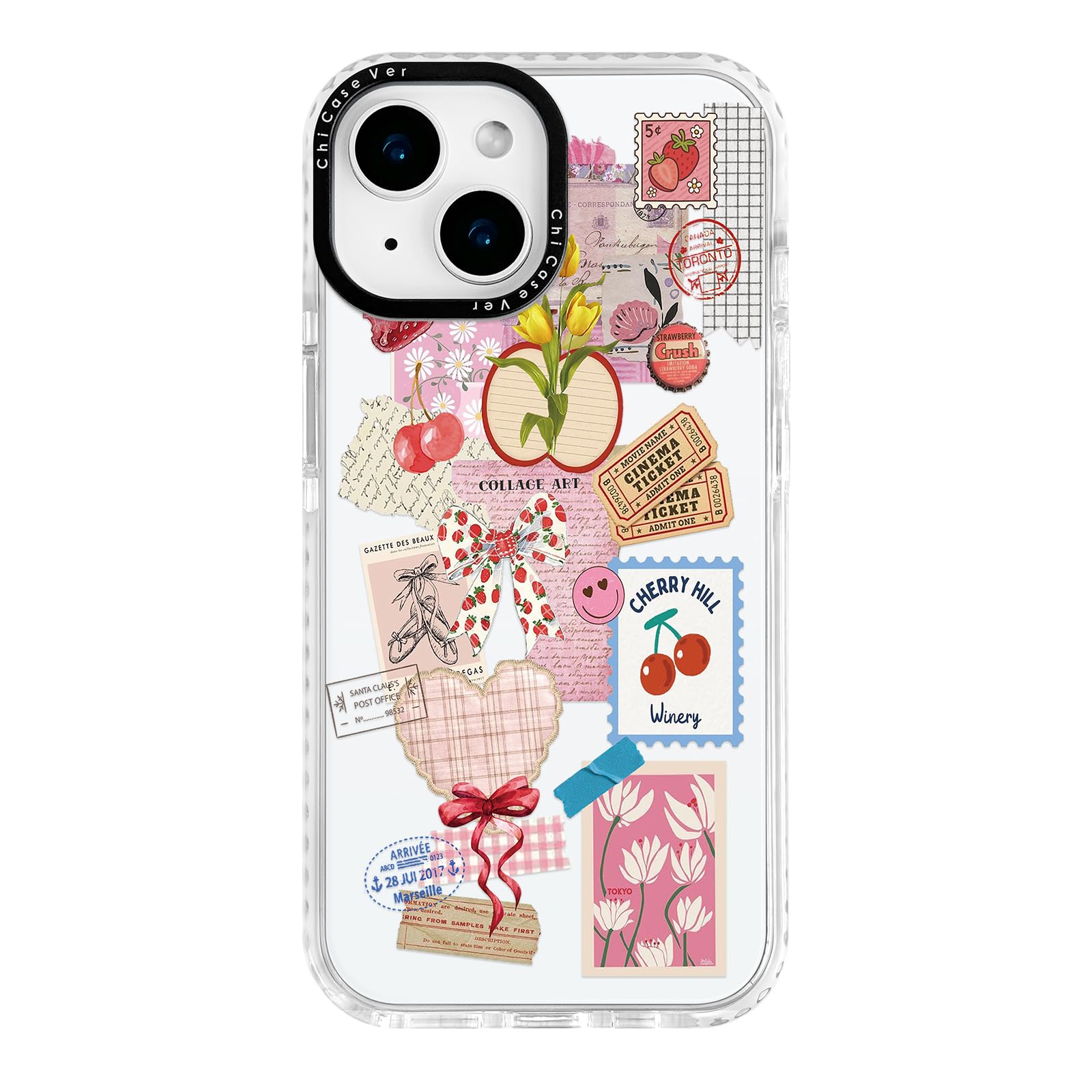 for iPhone 12 Case, Cartoon Pattern with Little Prince-Like, Military-Grade Drop Protection, Cute Soft Slim TPU Protective Cover with Camera Lens Protection for Women & Girls