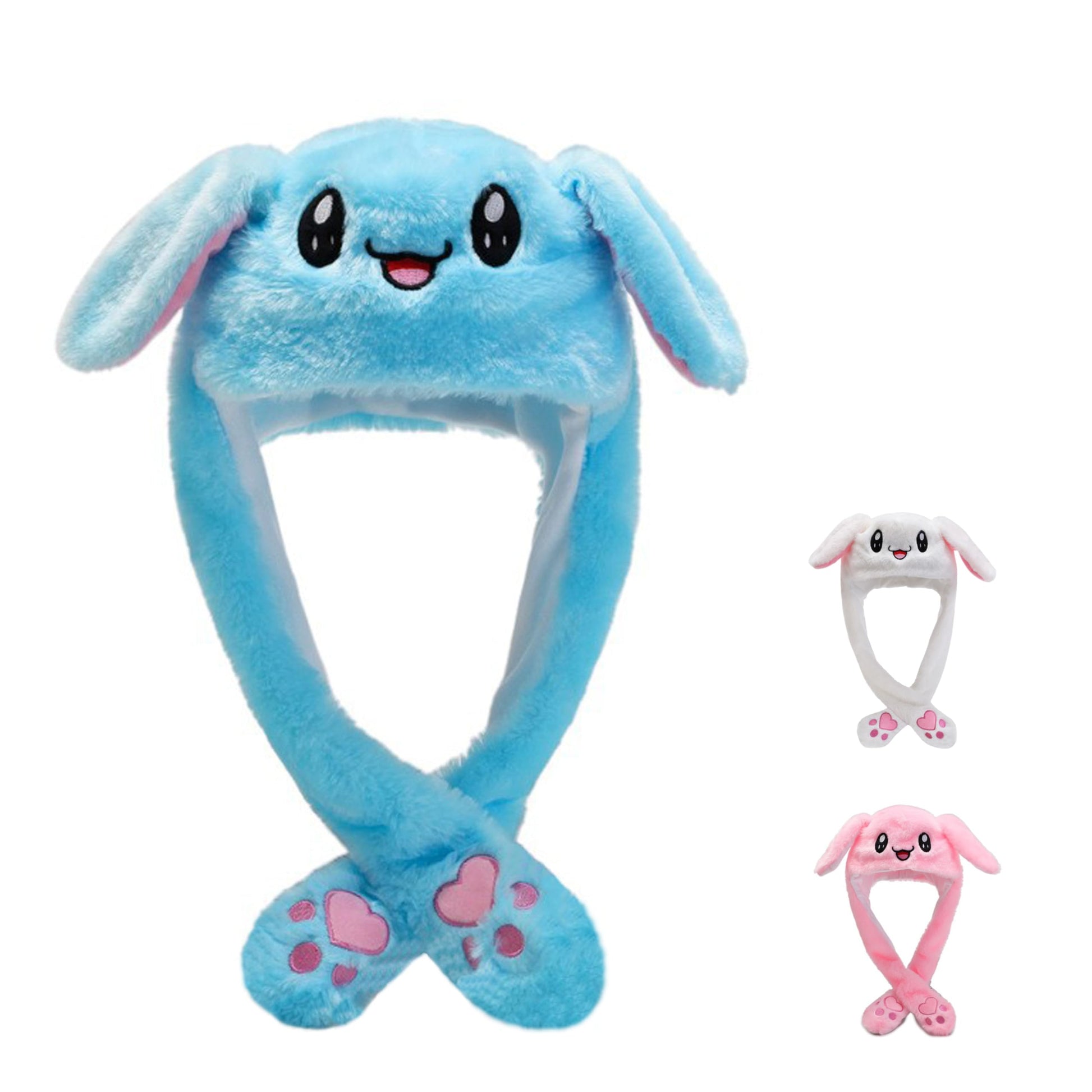 Bunny Hat, Funny Plush Bunny Hats, Plush Christmas Rabbit Hat, Party Cosplay Cute Animal Hats.