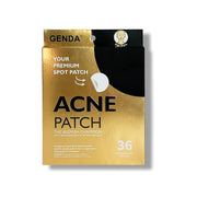 GENDA Pimple Patches for face, Acne Spot Patches for Zits and Blemish Dots, Hydrocolloid Invisible Spot Stickers - 36 Count.