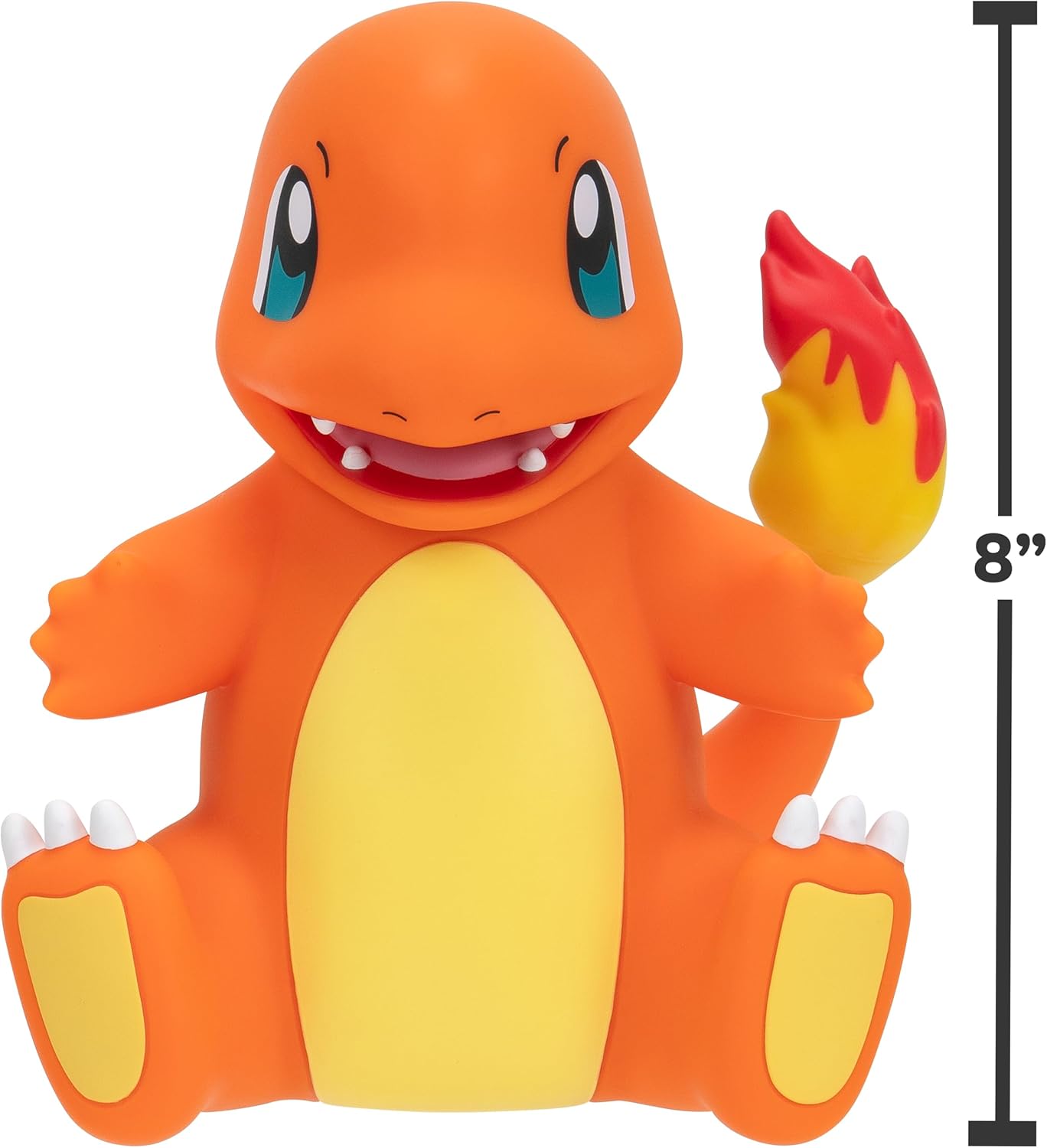 Pokemon Charmander Deluxe Select Vinyl Figure - 8-Inch Figure Made from Vinyl