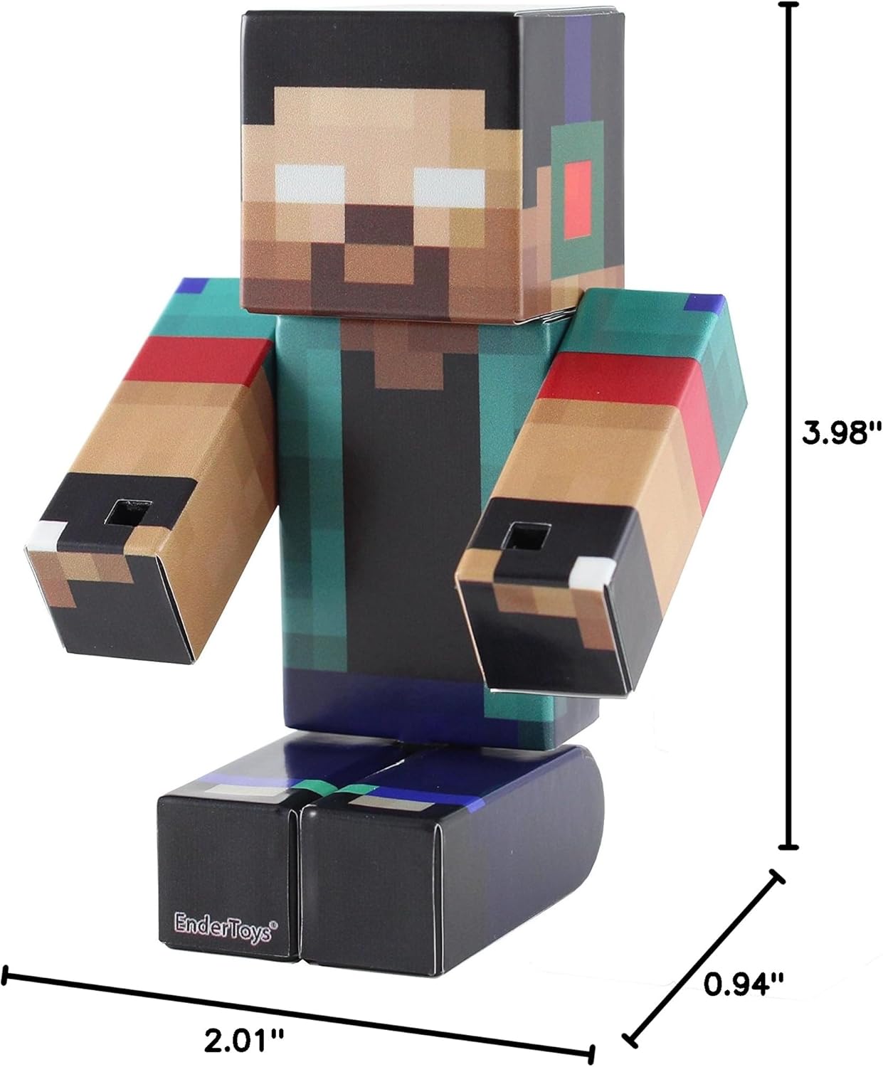 Herobrine - 4" Action Figure Toy, Plastic Craft by EnderToys