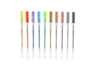 Fineliner Pens, Set of 10, Vibrant Colors, Vibrant, For Artists, Journaling, Coloring, Home or Classroom Use, Non-Toxic