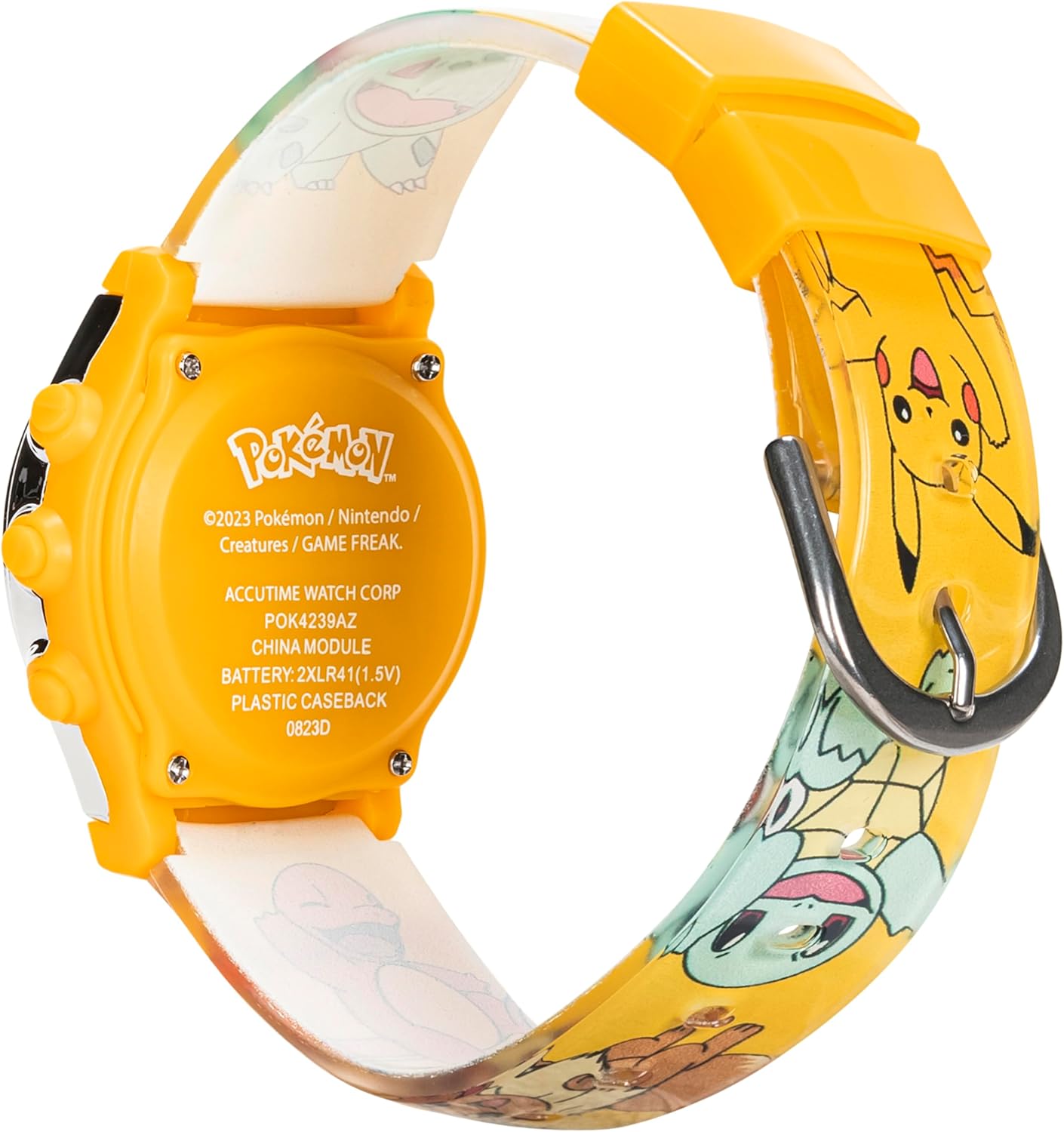 Accutime Kids Pokemon Digital LCD Quartz Watch for Boys, Girls, and Adults All Ages