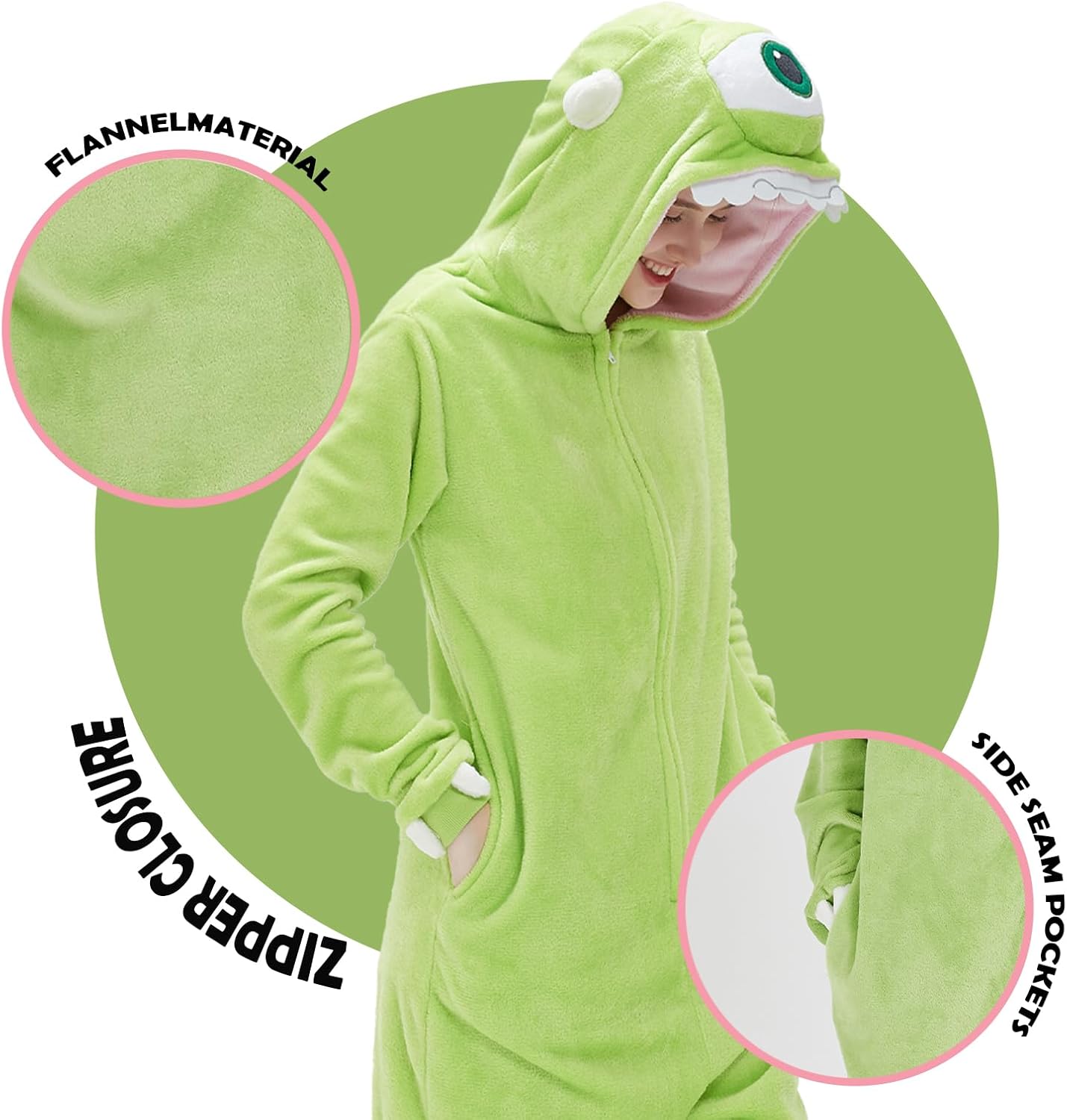 SWEETXIN Adult Unisex Onesie Pajamas Halloween Christmas Cosplay Costume Suit for Women and Men