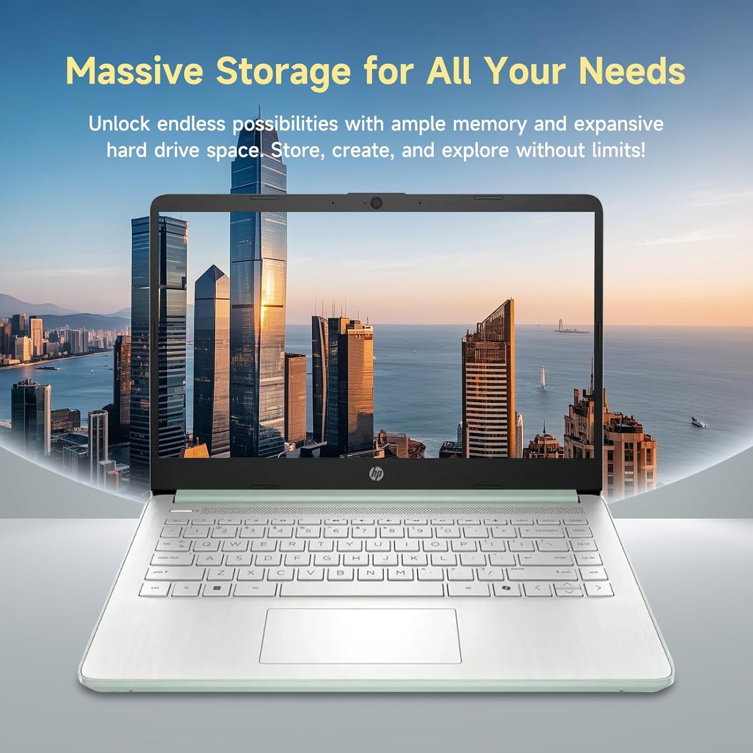 HP 14" Laptop Computer, Quad-Core (Beat i3-1115G4), 16GB RAM 1.38TB Storage (128GB UFS+256GB SD Card+1TB Cloud), Laptops for Business and Student with 1-Year Office 365 Wi-Fi 6 Win11 W/GM Accessories