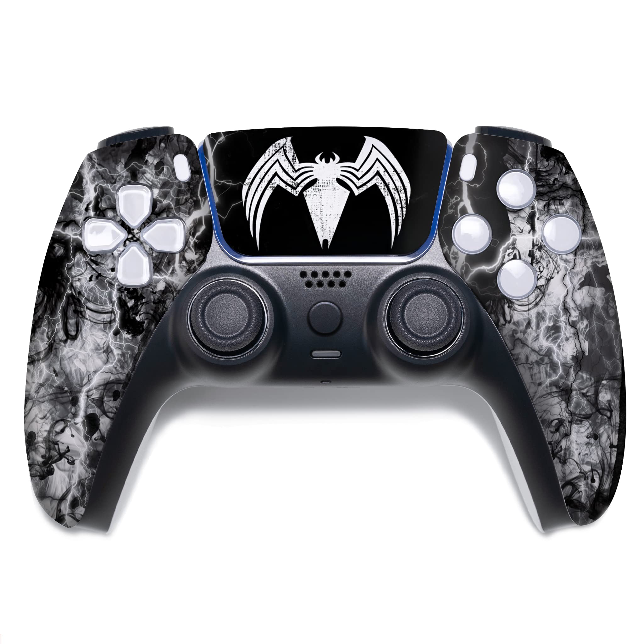 Marrvel Custom PS-5 Controller Wireless compatible with Play-Station 5 Console by BCB Controllers | Proudly Customized in USA with Permanent HYDRODIP Printing(NOT JUST A SKIN)(MODDED)